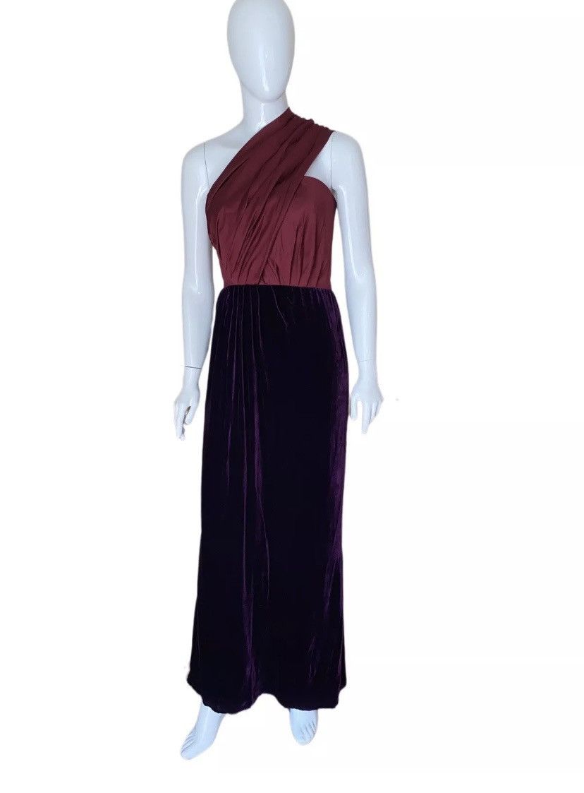 Oscar De La Renta RUNWAY OSCAR DE LA RENTA SILK DRAPED GOWN DRESS SIZE 6 Size L / US 10 / IT 46 - 2 Thumbnail