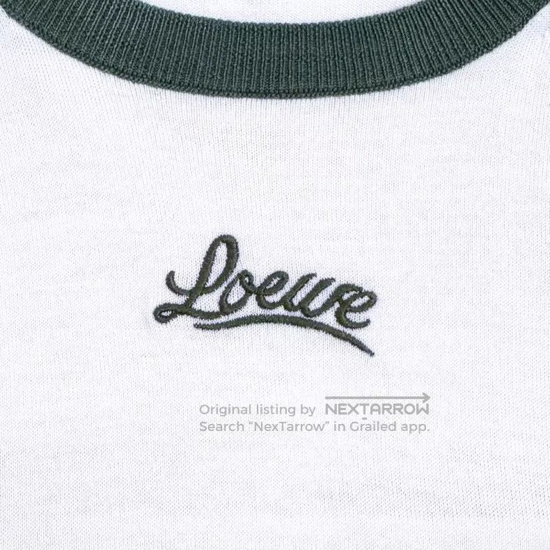Loewe Loewe Off-White Embroidered Grass Letter Wool Knit Short S Size M / US 6-8 / IT 42-44 - 5 Thumbnail