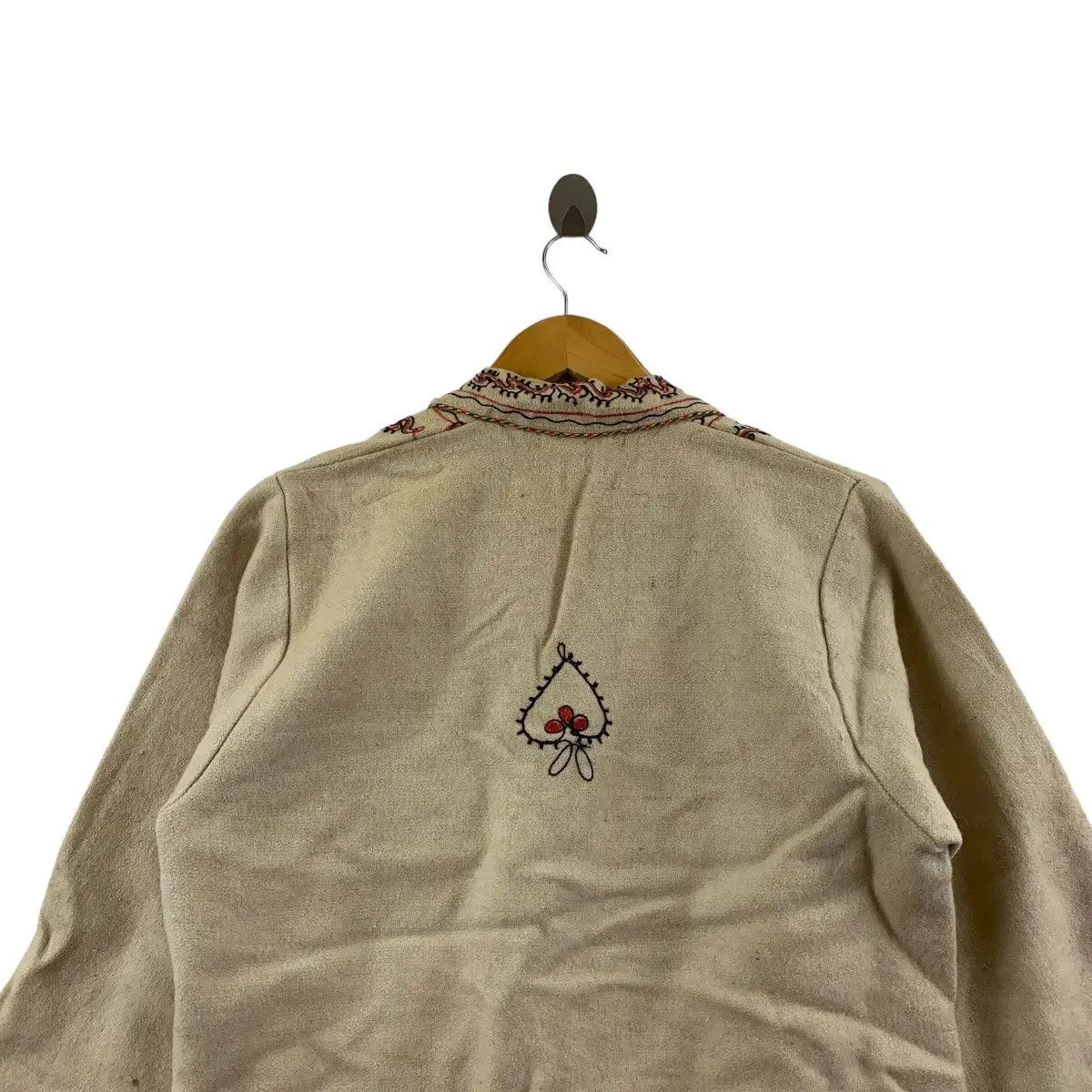 Other Vintage 80’ N.D HAND Knit Strawberry Love Robe Kimono Size M / US 6-8 / IT 42-44 - 2 Thumbnail
