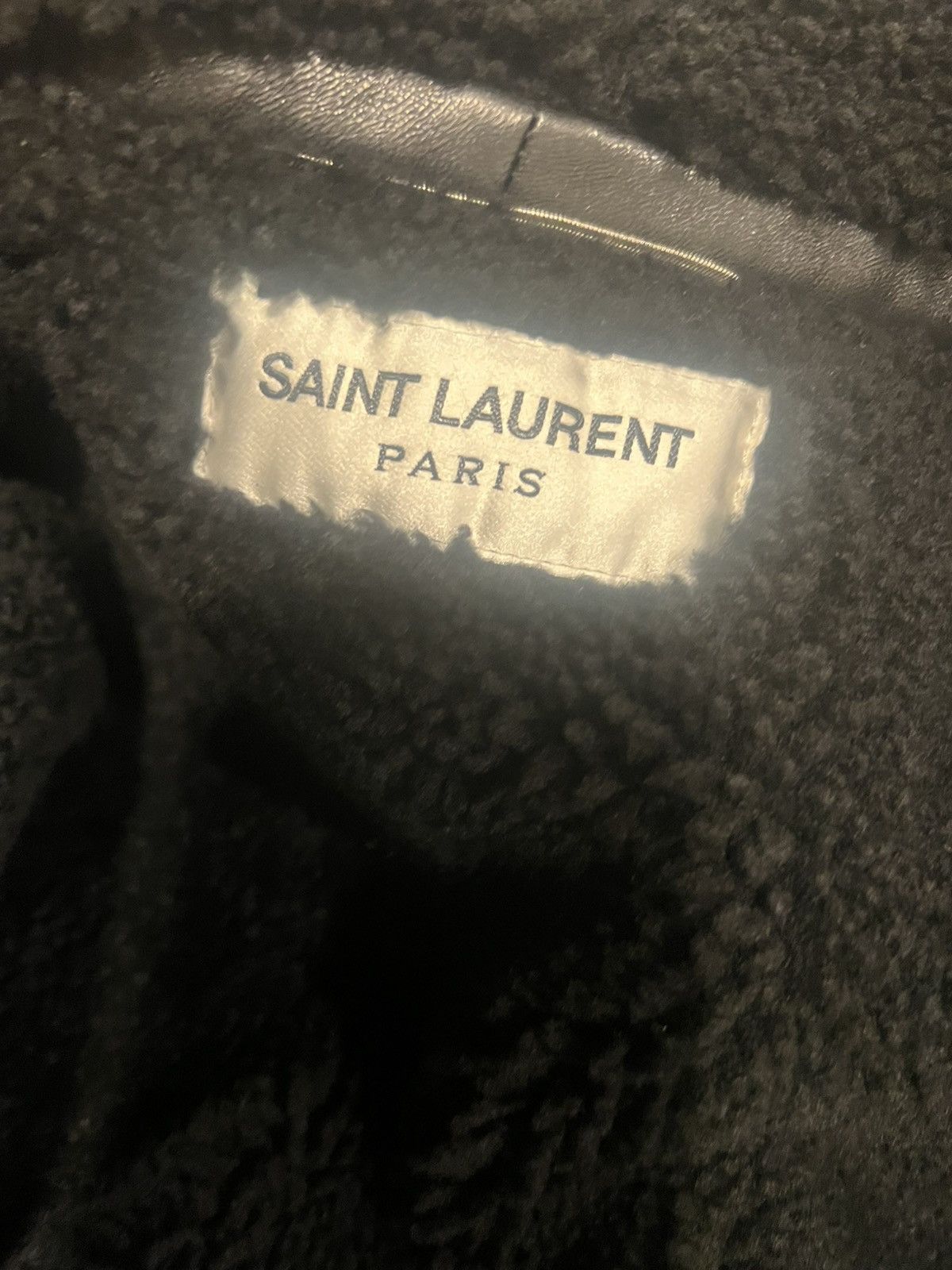 Saint Laurent Paris Saint Laurent men’s leather shearing coat. 44/S. $14000 Size US S / EU 44-46 / 1 - 5 Thumbnail