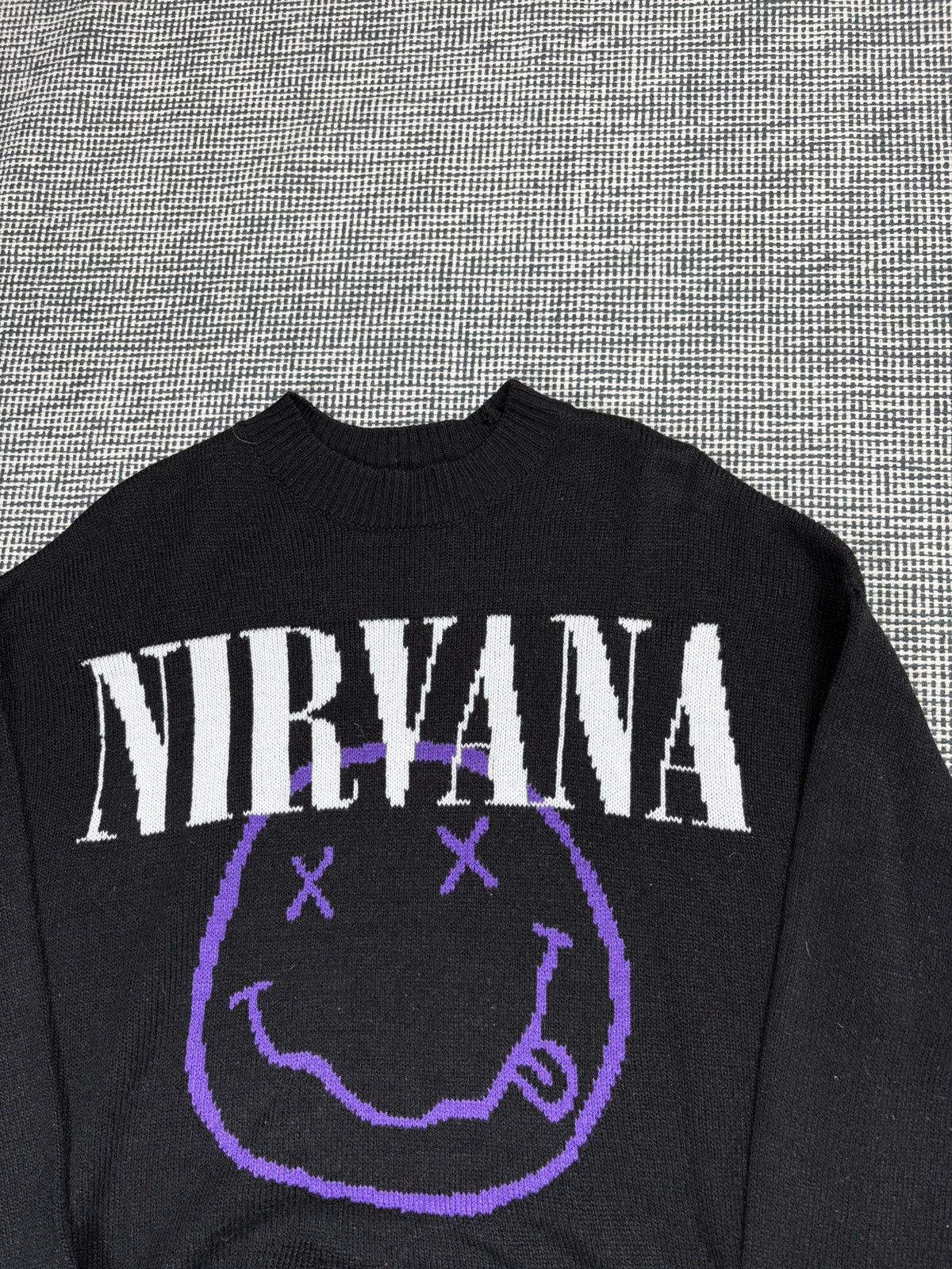 Nirvana Fuzzy grunge style nirvana sweater japanese harajuku vibes Size US S / EU 44-46 / 1 - 2 Thumbnail