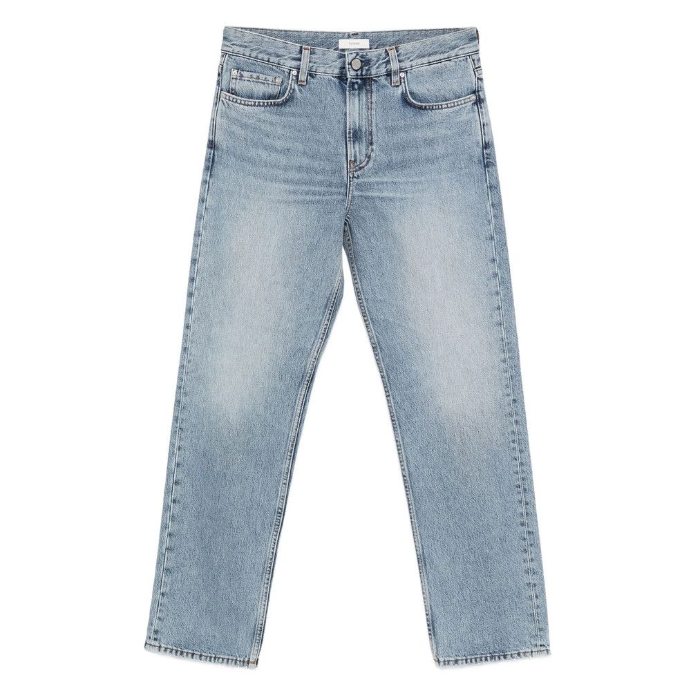 Toteme Toteme BLUE Denim - Straight-Leg Jeans Size 26" / US 2 / IT 38 - 1 Thumbnail