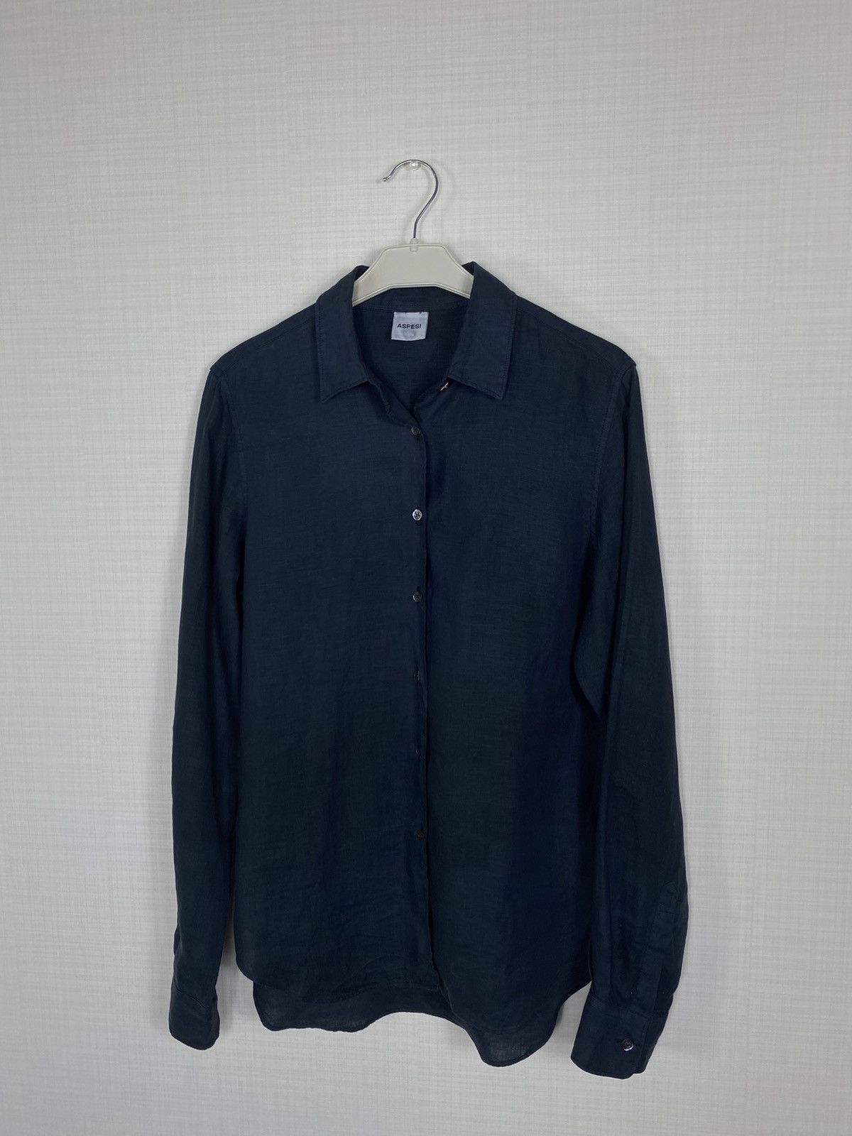 Aspesi × Vintage Aspesi Blouse Linen Shirt Size S / US 4 / IT 40 - 3 Thumbnail