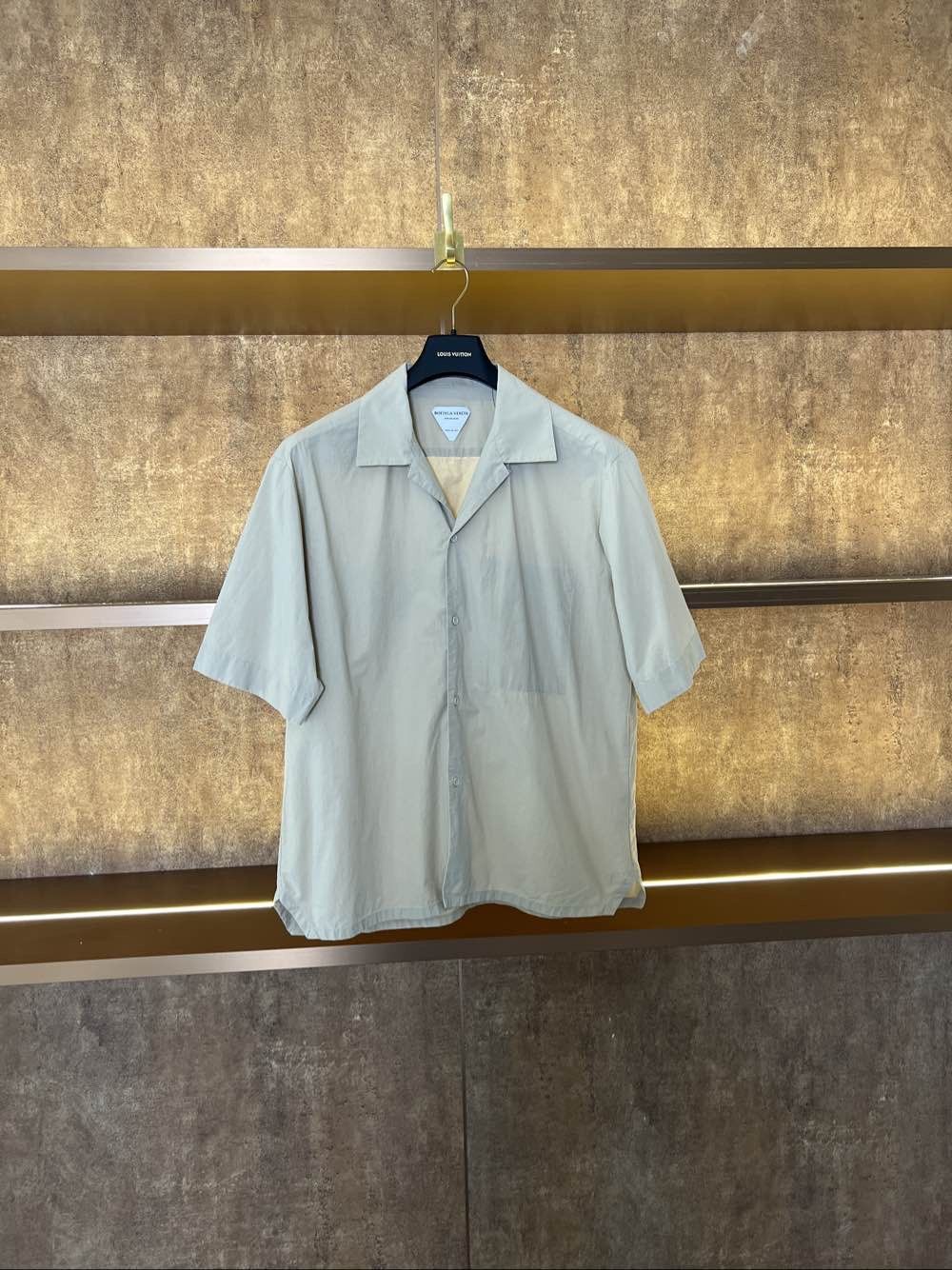 Bottega Veneta Bottega Veneta Cotton Camp Collar Shirt M Size US XXS / EU 40 - 1 Thumbnail