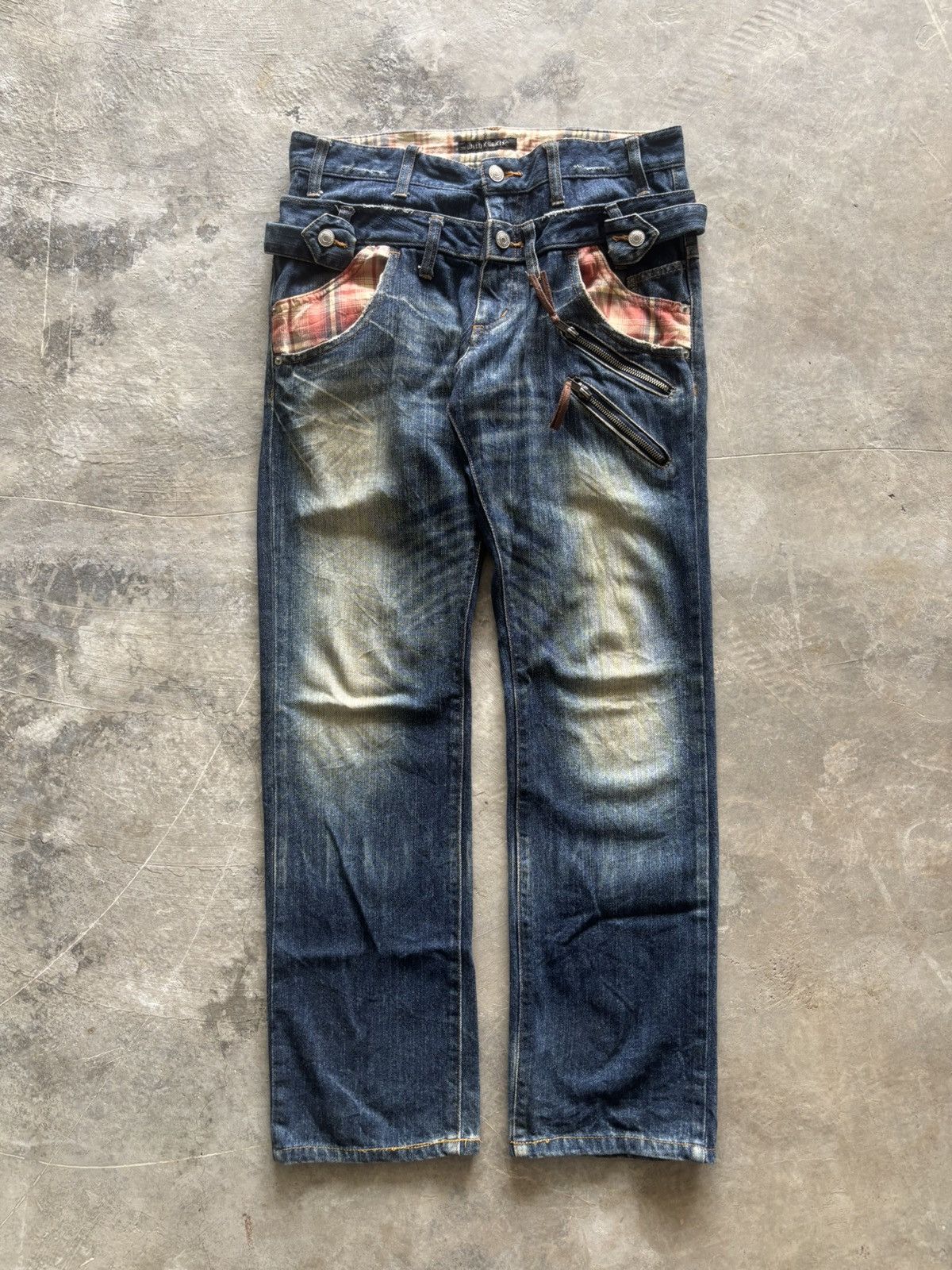 SICK RUSTY DOUBLE WAIST WILD KHAKIS JAPANESE DENIM