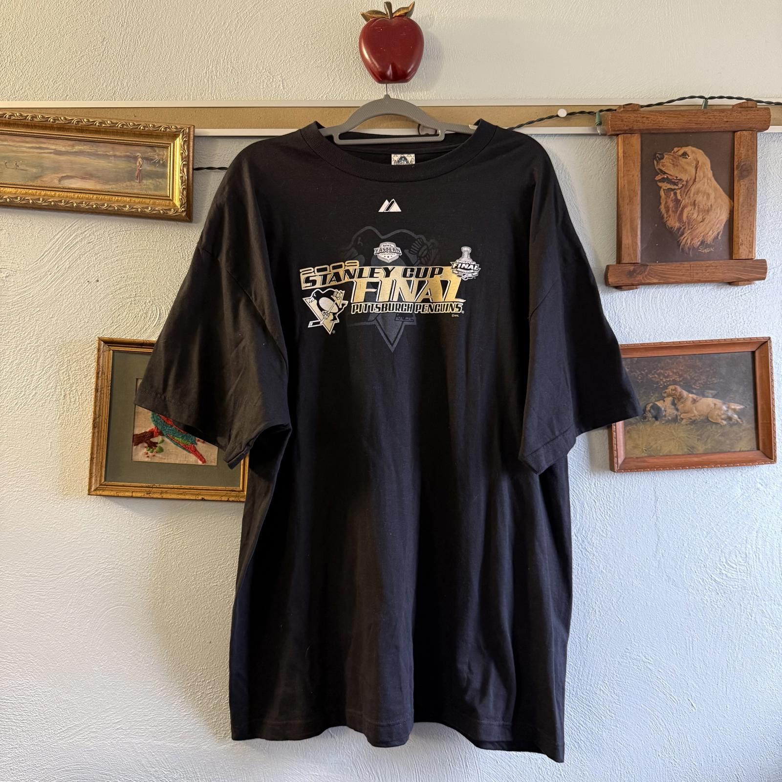 Designer Pittsburgh Penguins 2009 Stanley Cup Final NHL shirt Size US XXL / EU 58 / 5 - 1 Thumbnail