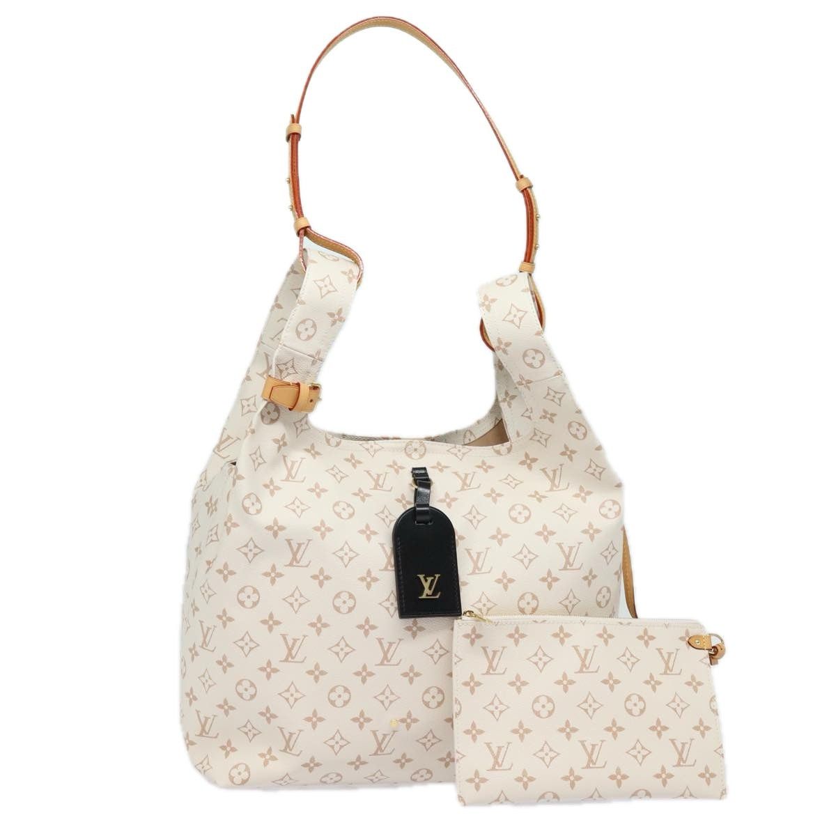 Louis Vuitton LOUIS VUITTON Monogram Dune Atlantis GM Tote Bag White Size ONE SIZE - 1 Thumbnail
