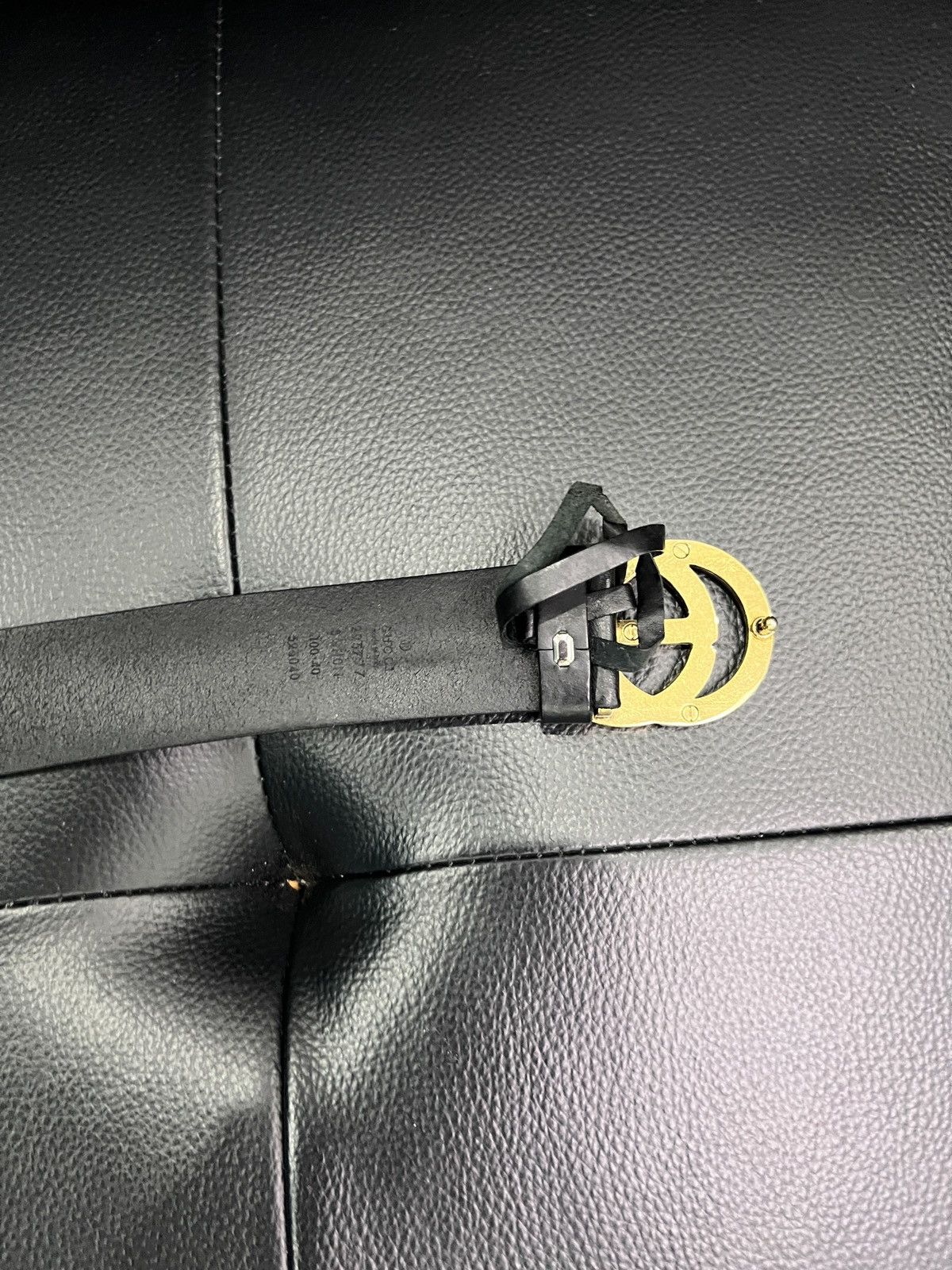 Gucci Gucci Double G Leather Belt Size ONE SIZE - 21 Thumbnail