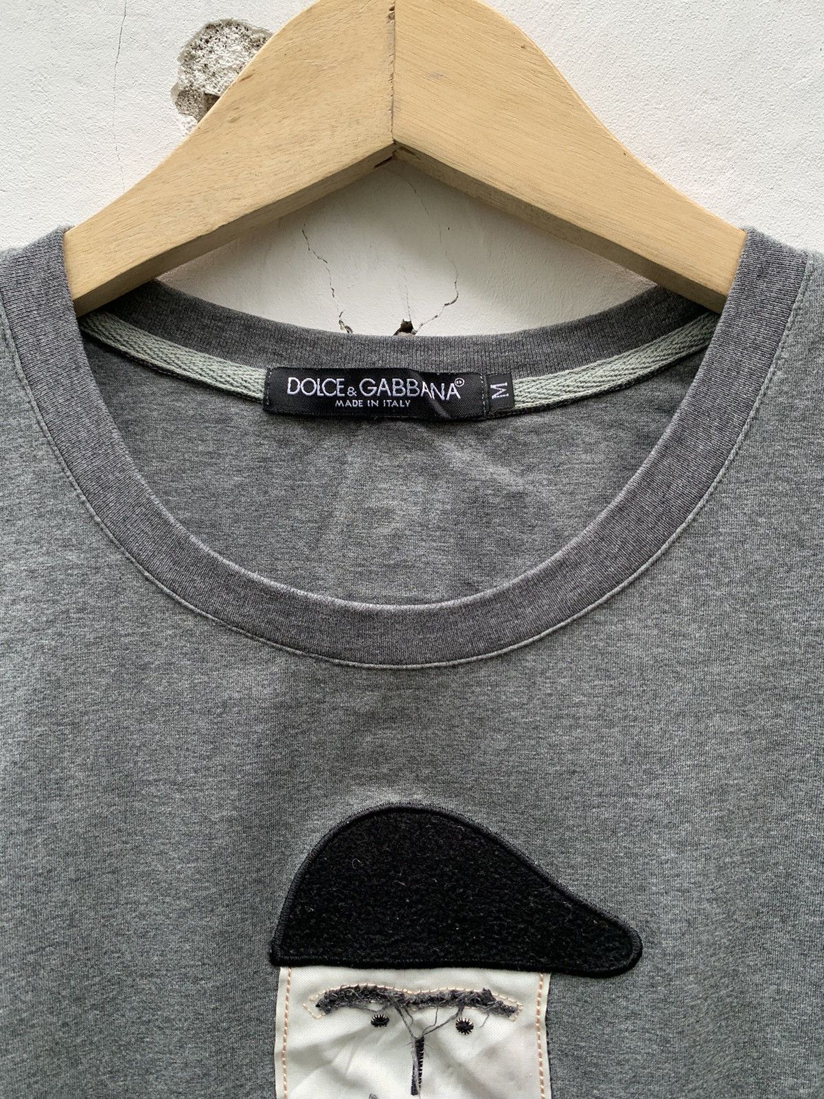 Dolce & Gabbana Dolce and gabbana embroidered knitted t shirt Size US S / EU 44-46 / 1 - 6 Thumbnail