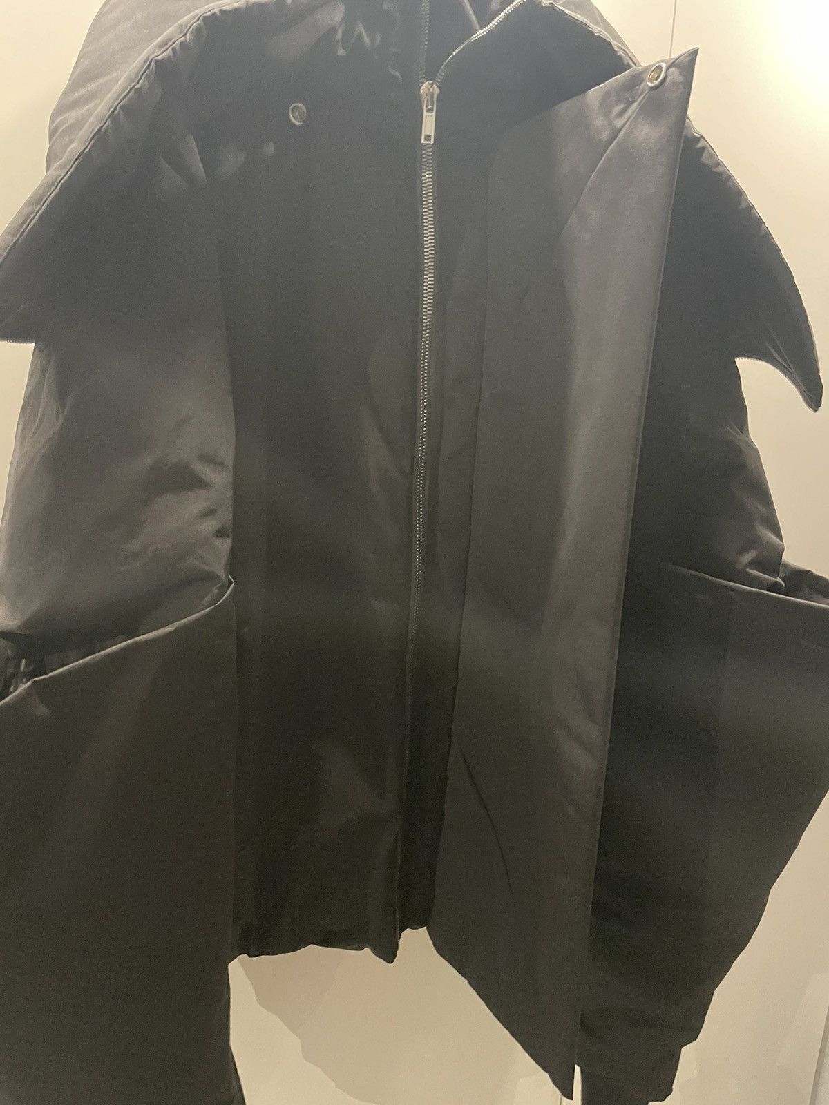 Rick Owens Hooded Gauntlet Bomber Jacket (RARE) Size US M / EU 48-50 / 2 - 7 Thumbnail