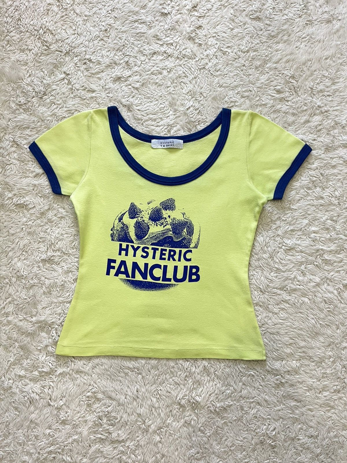 combo vintage hysteric glamour crop tee & corduroy skirt