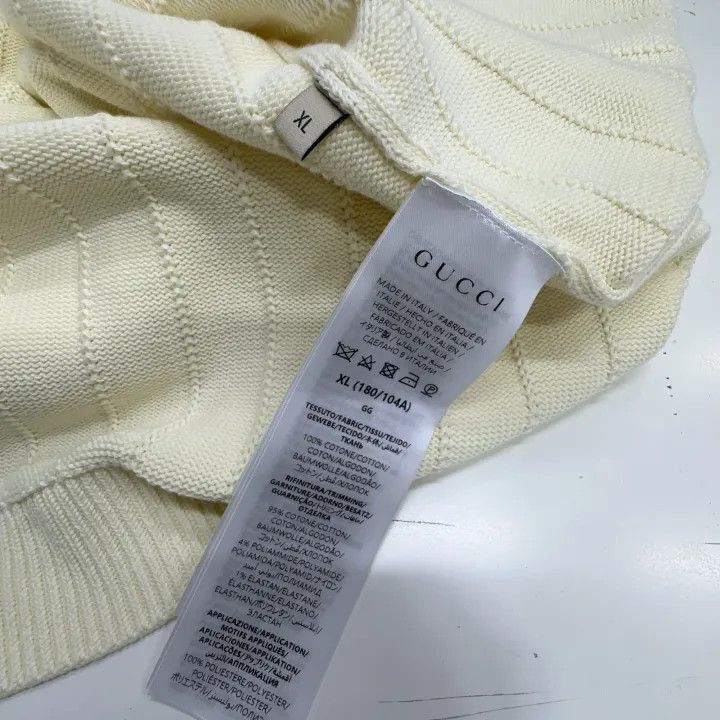 Gucci Gucci Gucci FW21 Logo V-Neck Long Sleeve Cardigan -2506 Size US XL / EU 56 / 4 - 4 Thumbnail