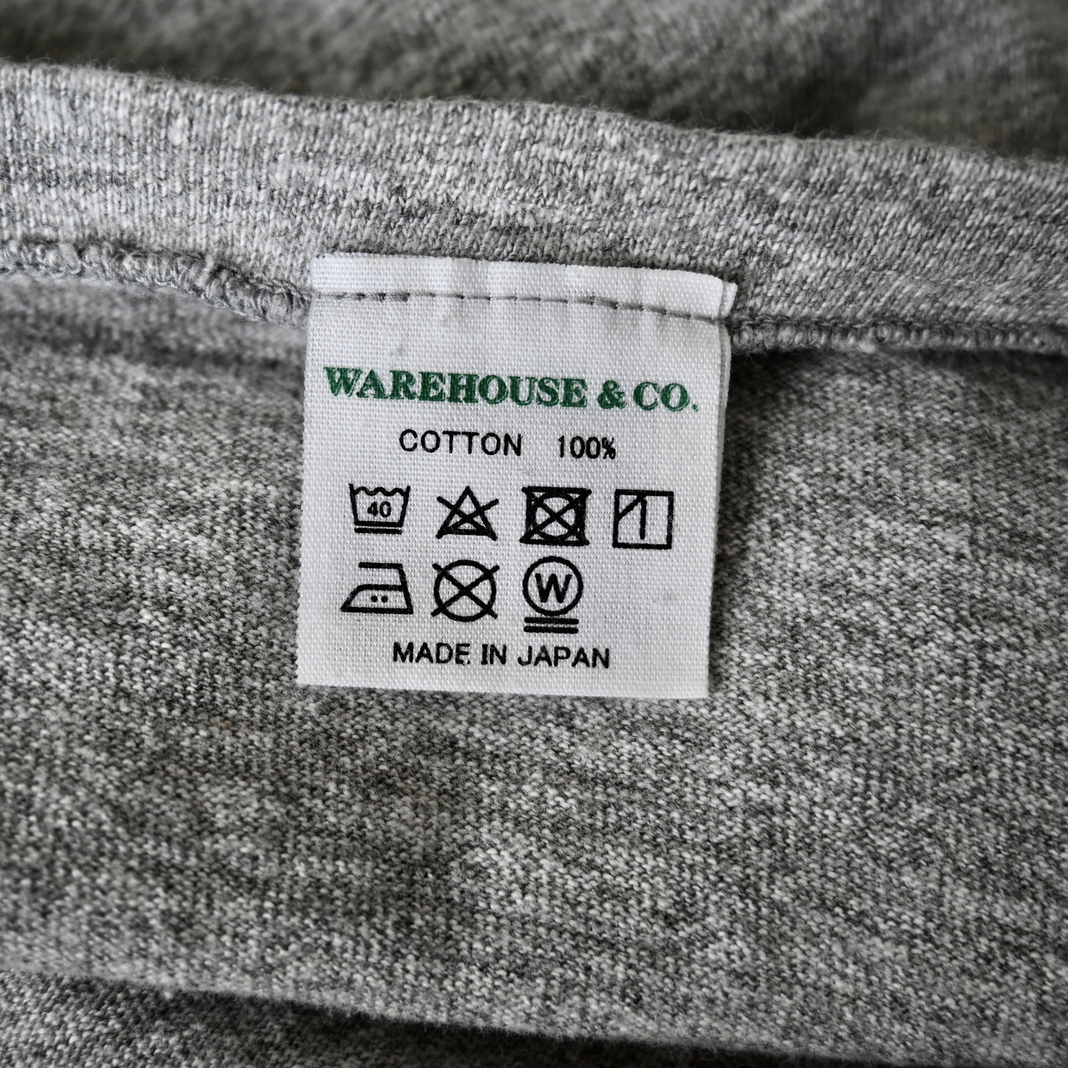 Warehouse Warehouse "shadow border" henley neck t-shirt made in Japan Size US XL / EU 56 / 4 - 13 Thumbnail