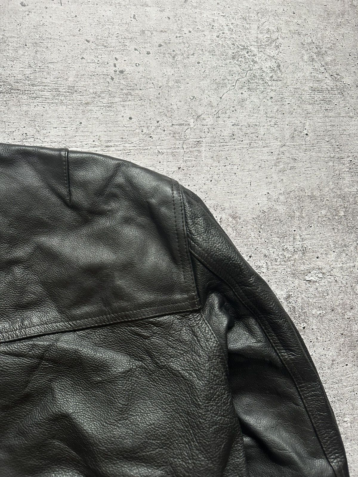Vintage Vintage U-boot by Riccardo Leather Bomber Jacket Size US L / EU 52-54 / 3 - 22 Thumbnail