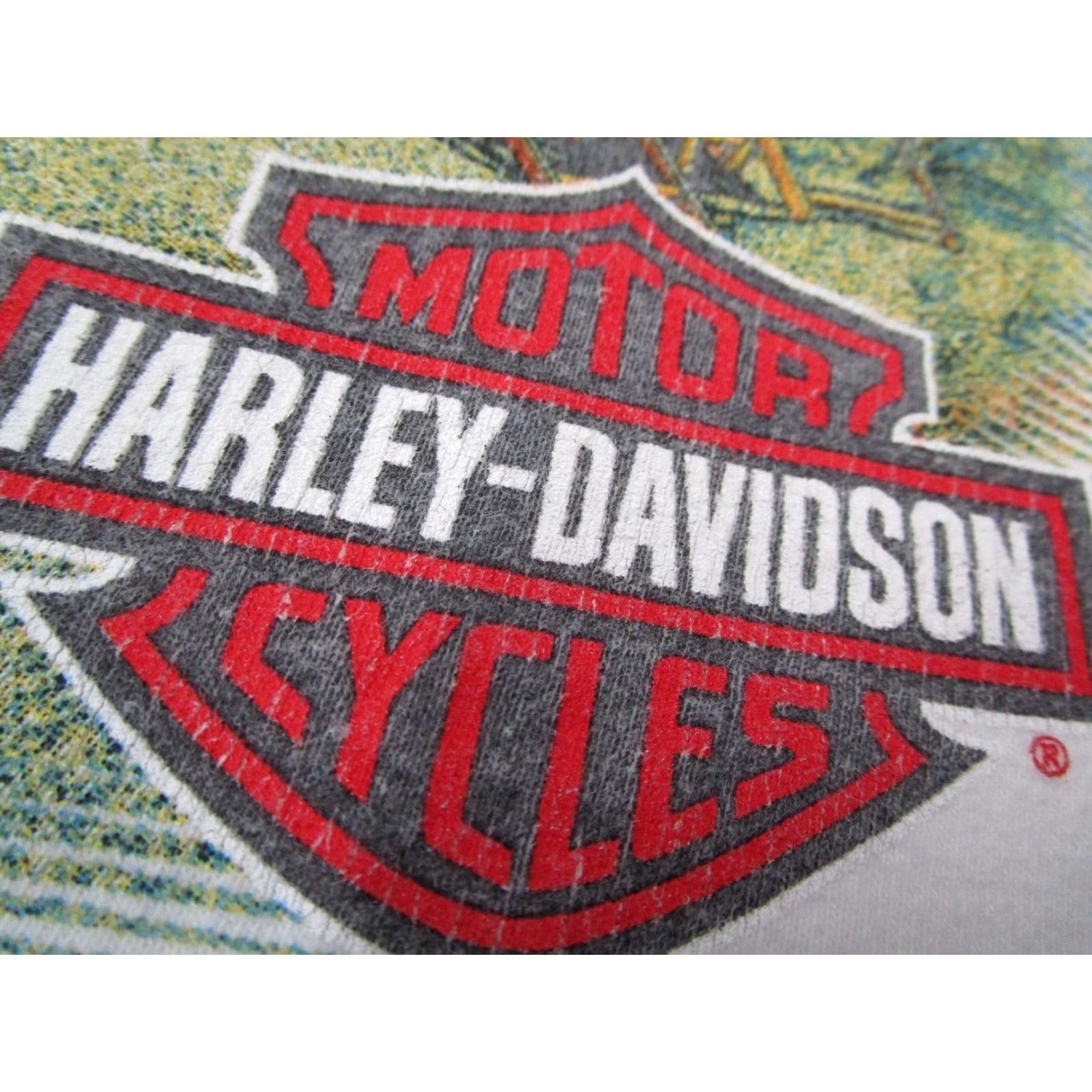 Harley Davidson Harley Davidson Shirt Mens Extra Large White Irvine Ride to Live Double Sided Size US XL / EU 56 / 4 - 7 Thumbnail