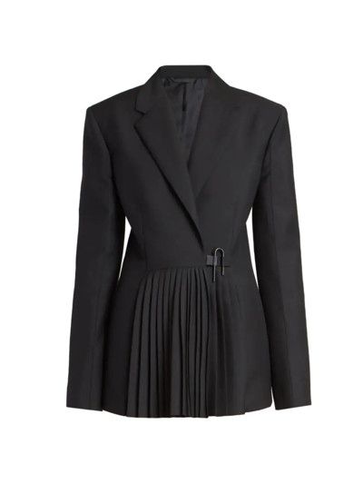 Givenchy o1srvl11e1124 U Lock Jacket in Black Size XXS / US 00 / IT 34 - 1 Thumbnail