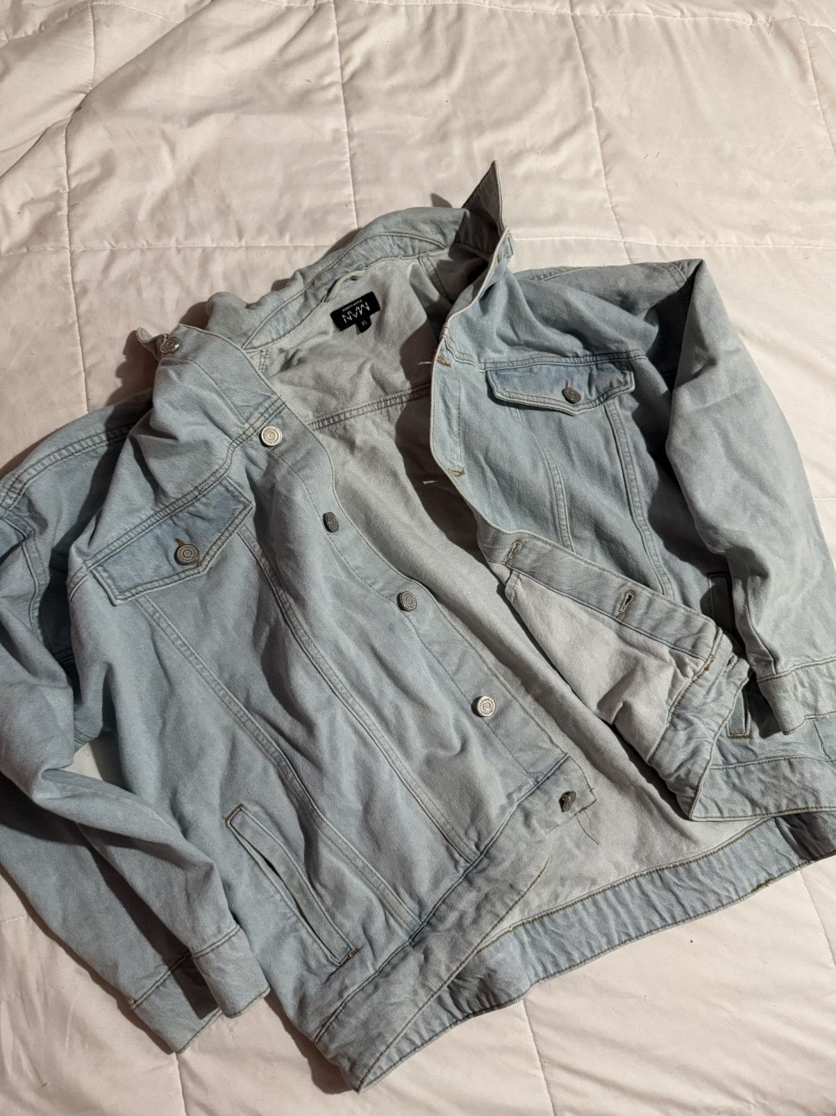 Other BHM Denim/Jean Jacket Light Blue Size US XL / EU 56 / 4 - 5 Thumbnail