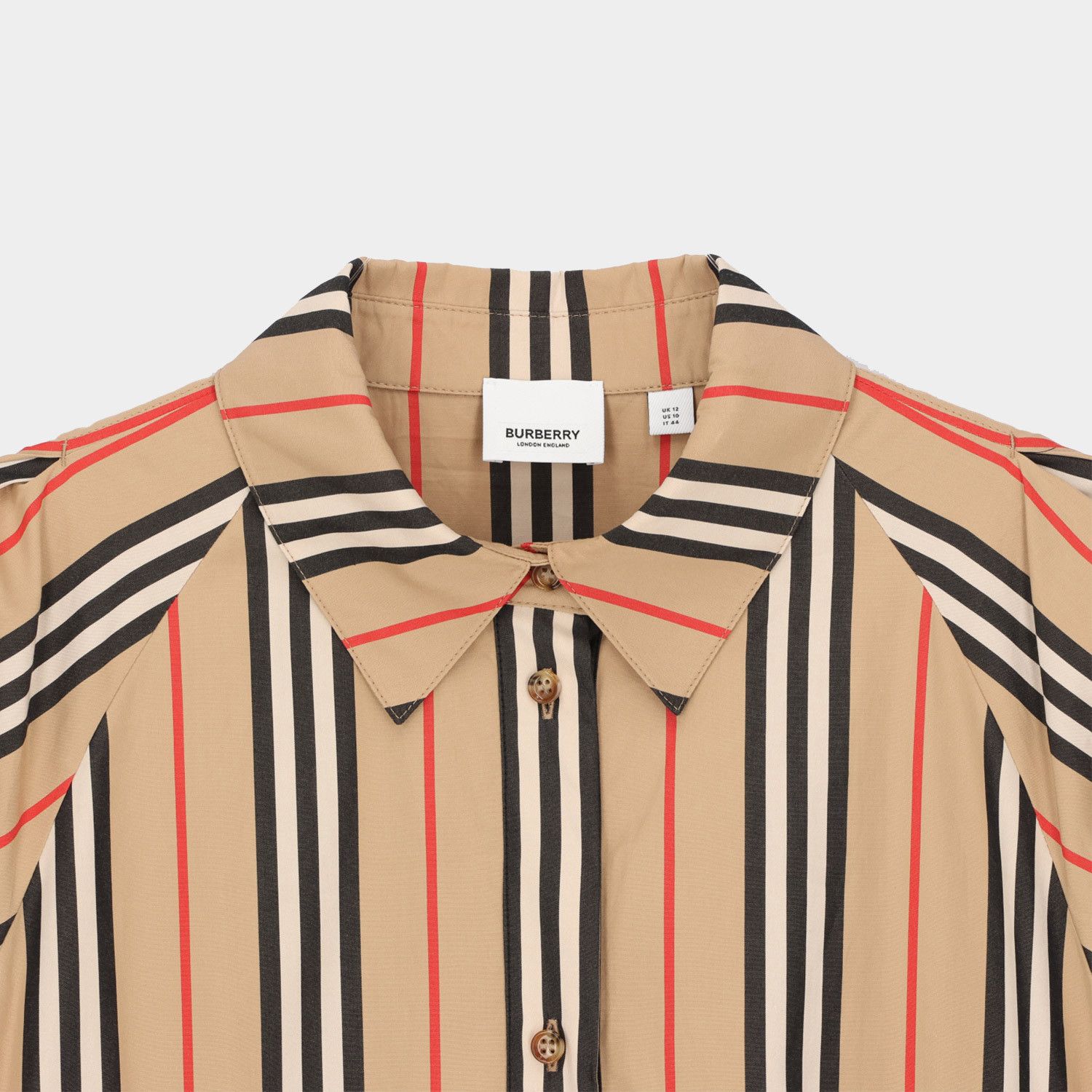 Burberry o1w1db10326 Stripe Dress in Multicolor Size S / US 4 / IT 40 - 3 Thumbnail