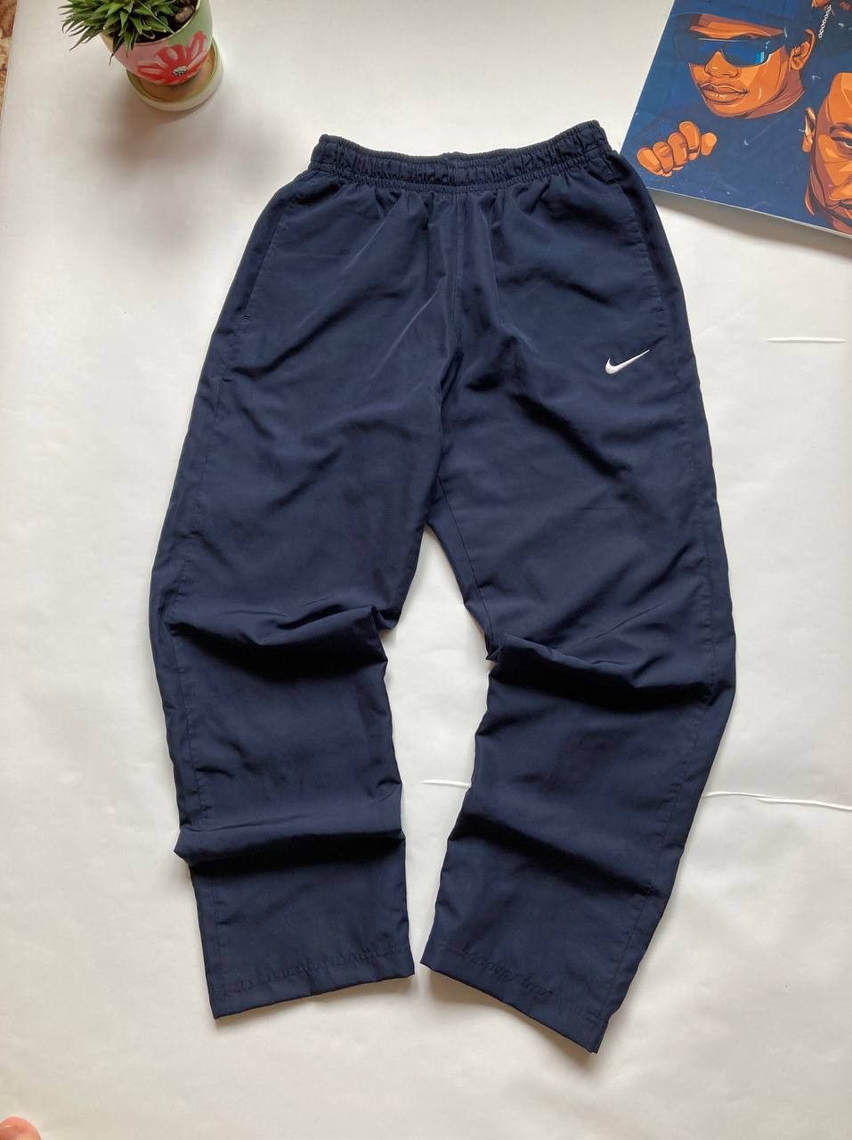 Nike × Vintage Vintage Nike Windbreaker Track Pants Drill Y2K Size US 34 / EU 50 - 2 Thumbnail