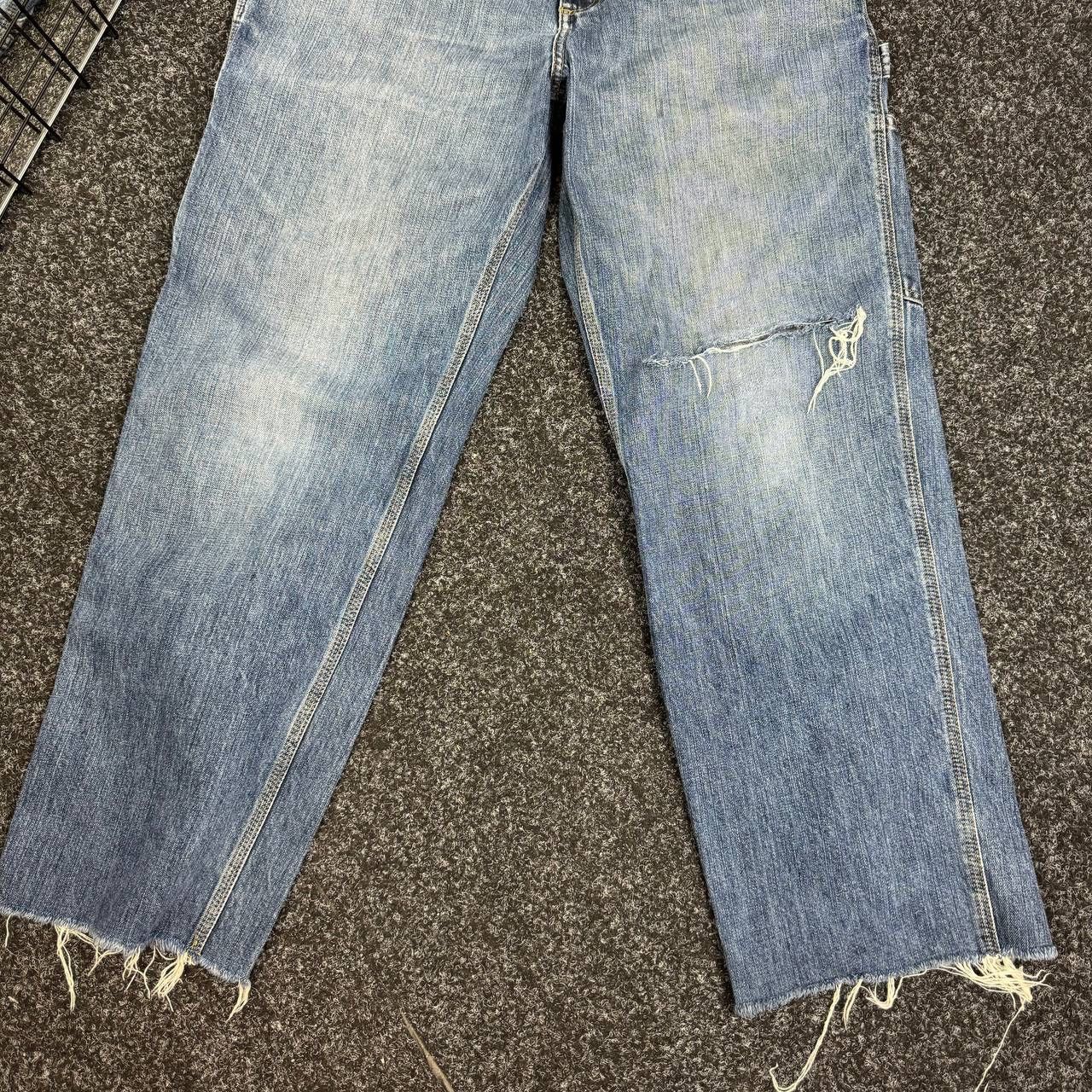 Carhartt Carhartt carpenter distressed denim jeans skater avant-garde Size US 32 / EU 48 - 4 Thumbnail