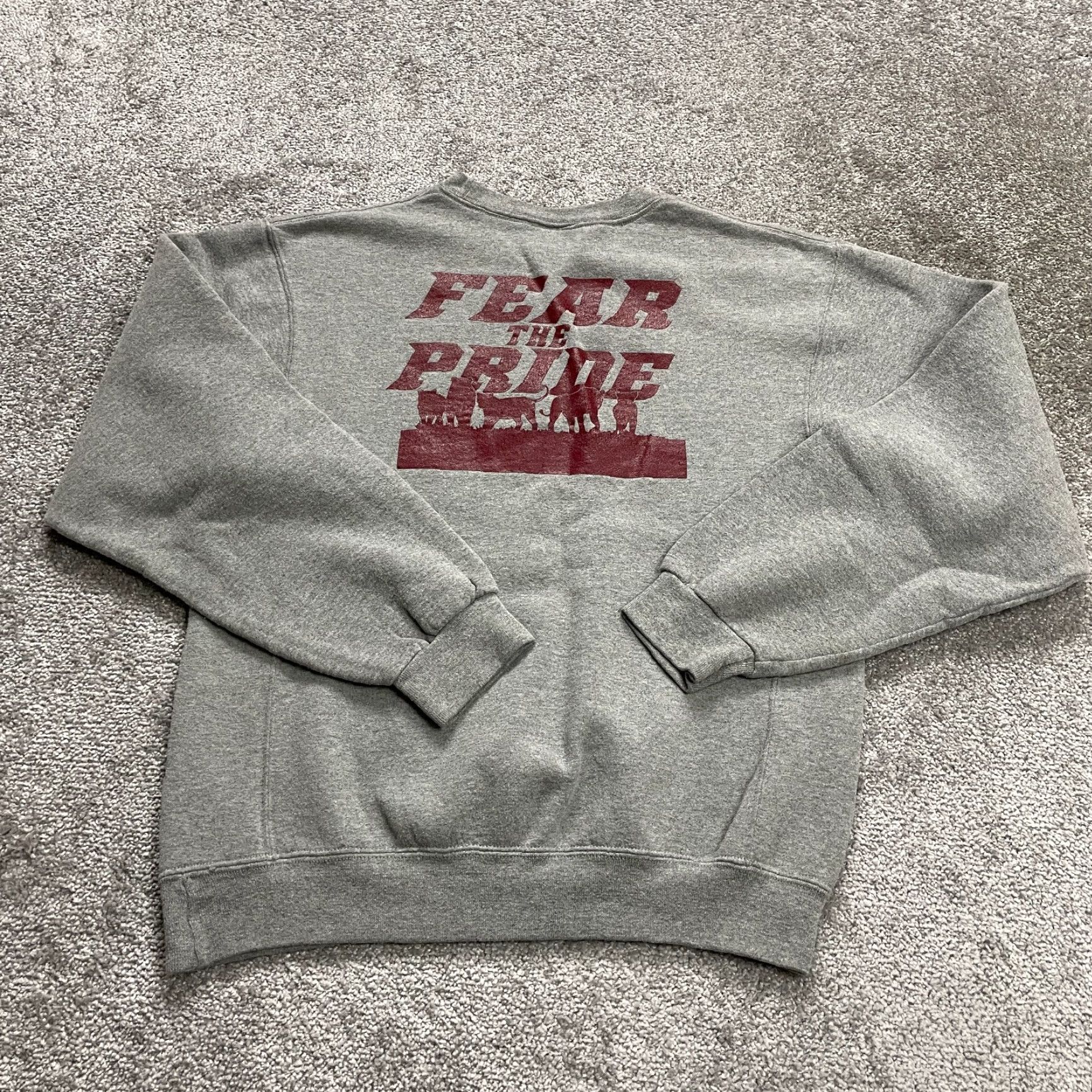 Russell Athletic Russell Athletic Sweatshirt Mens Medium Gray Graphic Crew Neck Fleece Pullover Size US M / EU 48-50 / 2 - 2 Thumbnail