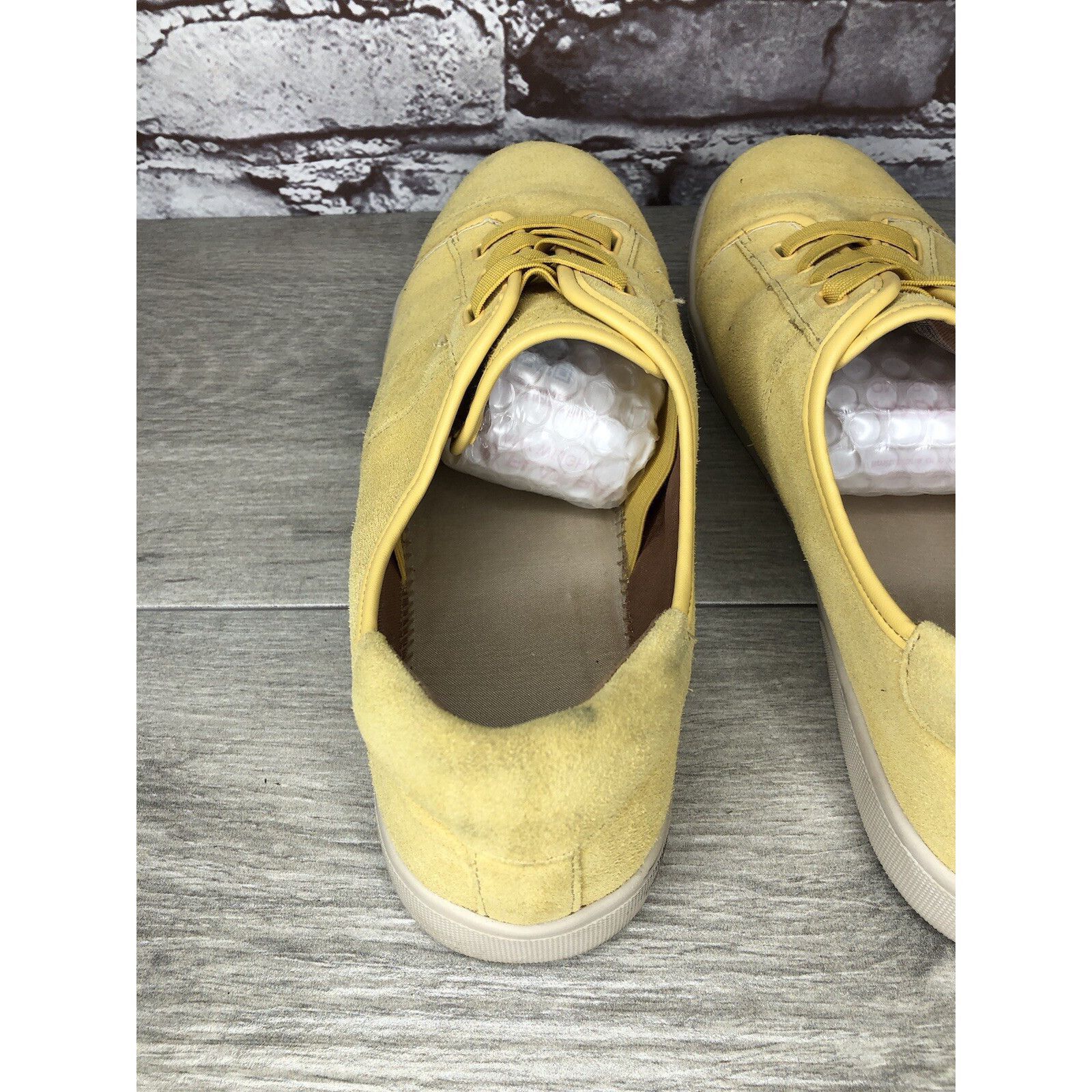 Other Vionic Jean Yellow Suede Casual Comfort Lace Sneakers Shoes Size US 9.5 / IT 39.5 - 6 Thumbnail