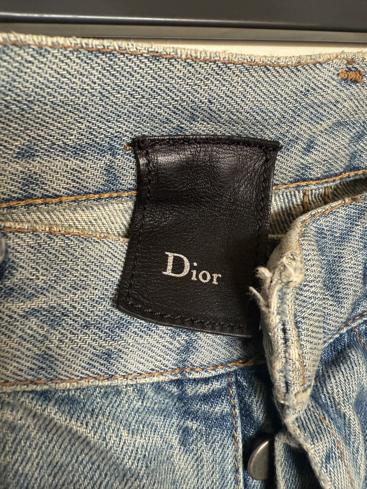 Dior Dior Hedi Slimane Crash Denim Size US 29 - 5 Thumbnail