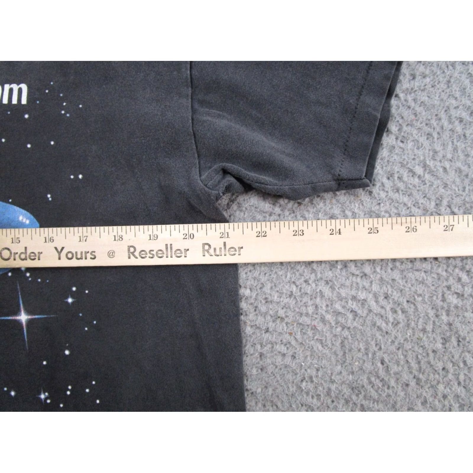 Hanes VINTAGE Star Trek Shirt Mens L Black 1994 All I Need To Know About Life Movie Promo Big Print Logo Trekie 90s N/A Size US L / EU 52-54 / 3 - 7 Thumbnail