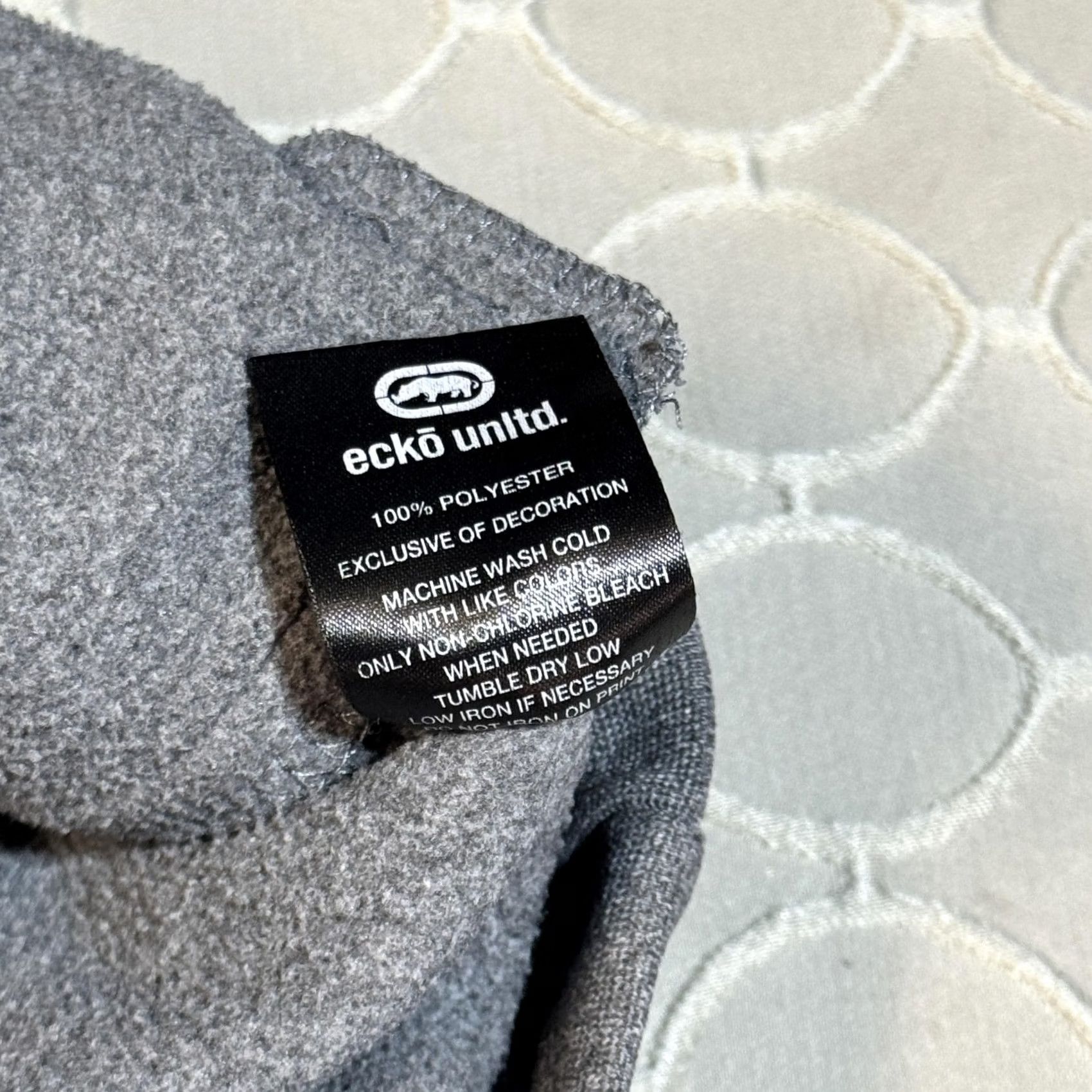 Ecko Unltd. Ecko Unltd Hoodie Mens XL Gray Pullover Sweatshirt Camo Graphic Streetwear Urban Pullover Hooded Pockets Size US XL / EU 56 / 4 - 8 Thumbnail