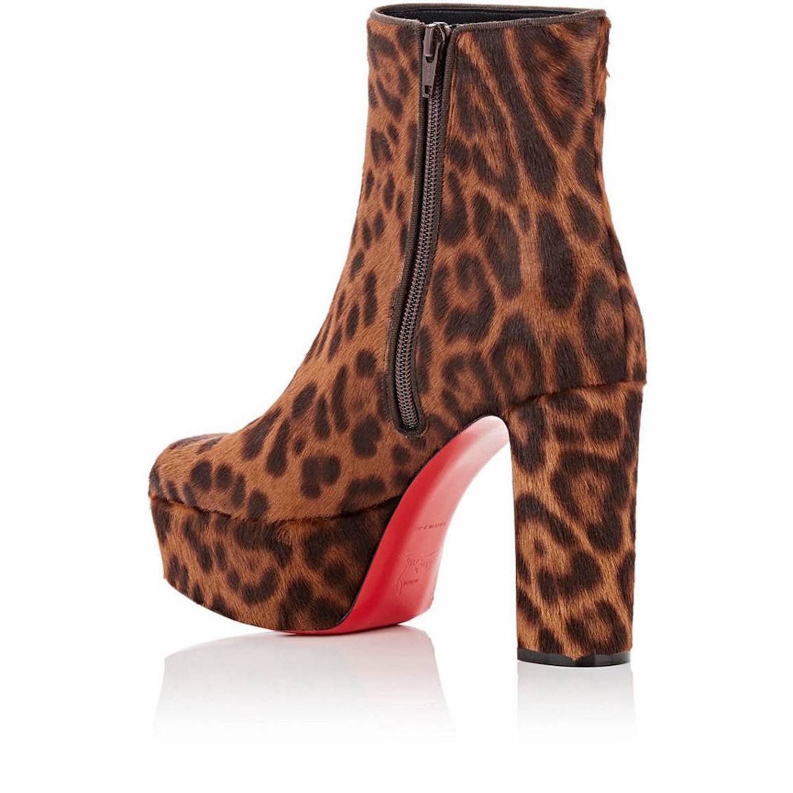 Christian Louboutin Christian Louboutin Protoboot 110 Black Leopard Platform Size US 5.5 / IT 35.5 - 7 Thumbnail