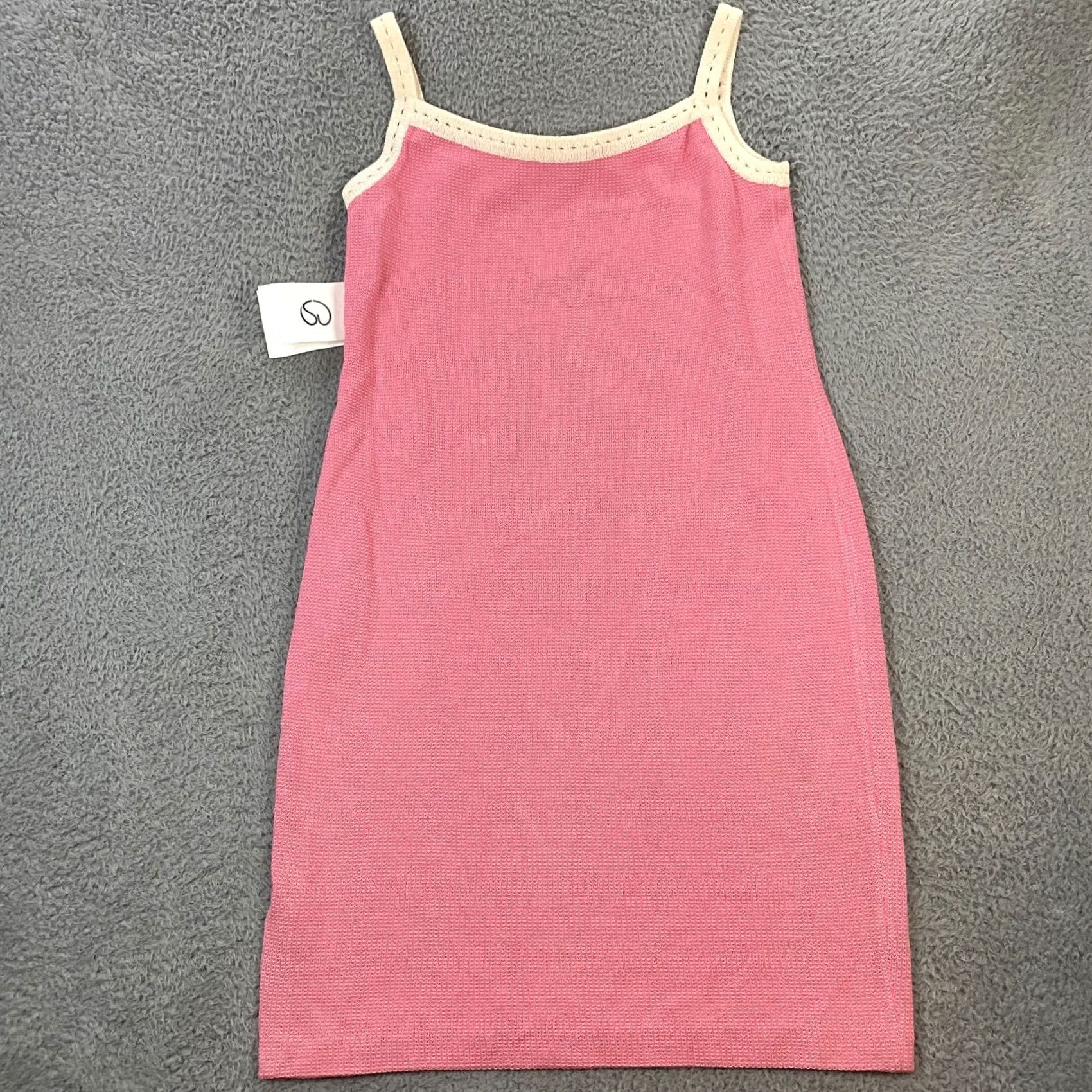 St. John VINTAGE ST. JOHN Dress Womens size 12 Tank Knit Pink Summer - 12 Pink Knit Dress St. John Tank Dress A-Line/Behav? Size XL / US 12-14 / IT 48-50 - 5 Thumbnail
