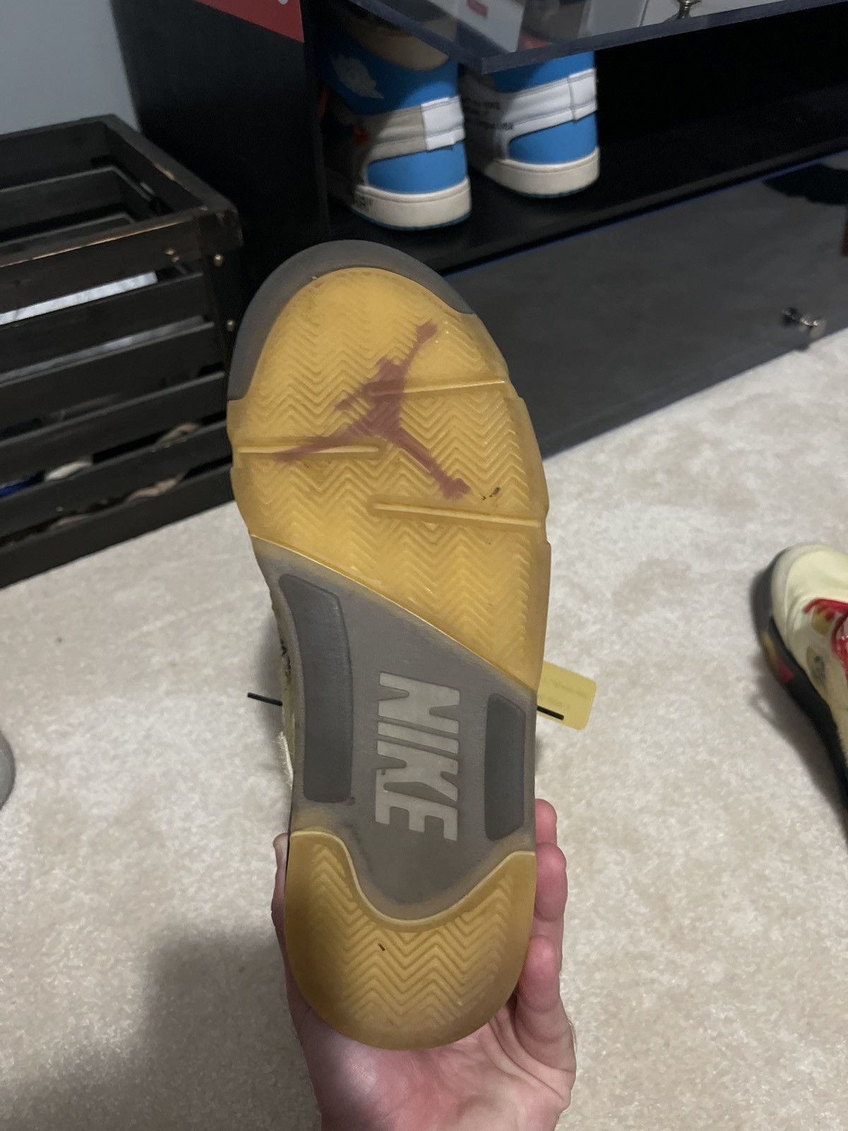 Jordan Brand × Off-White Off white Jordan 5 Size US 11 / EU 44 - 16 Thumbnail