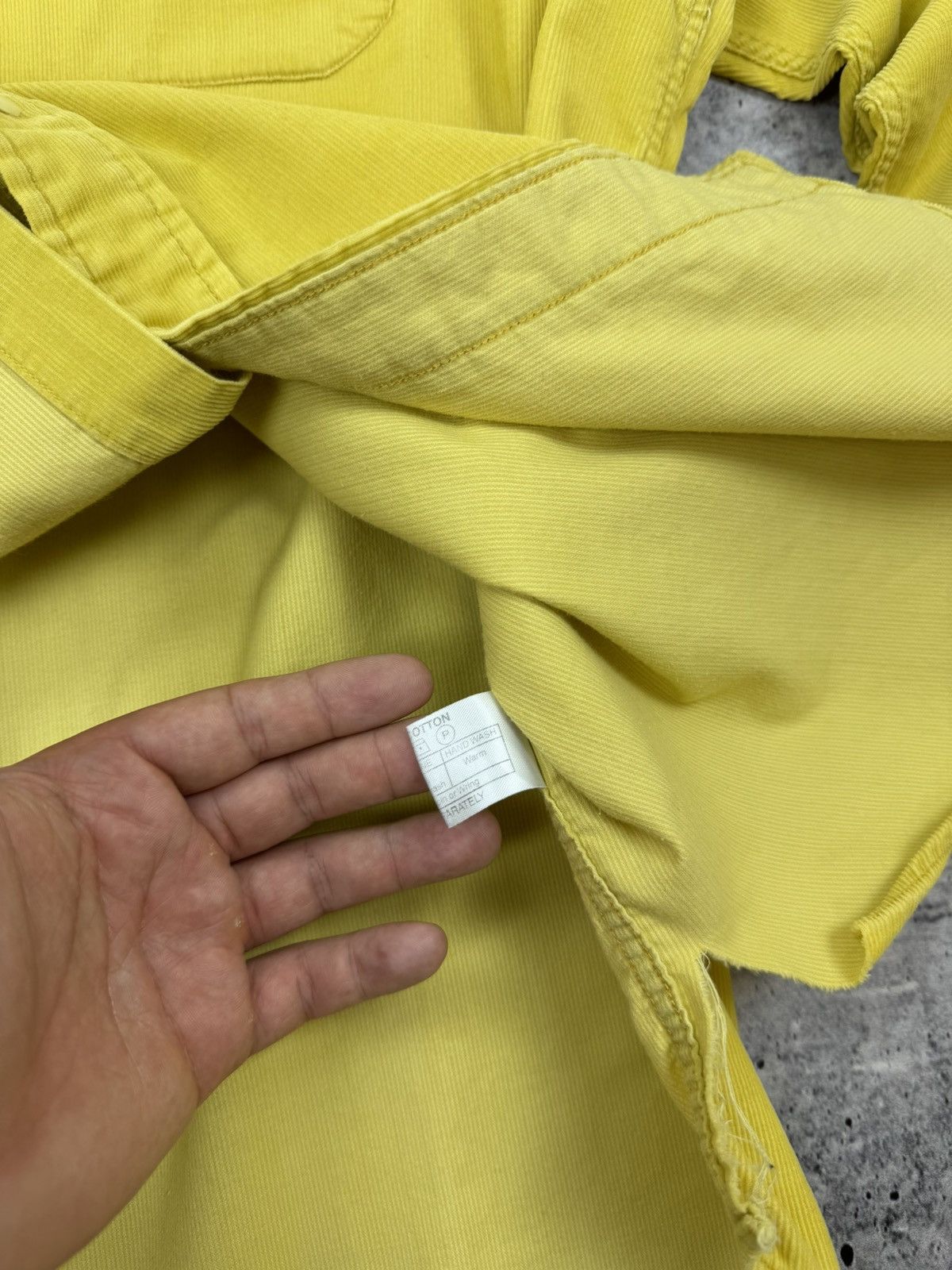 Burberry Vintage Thomas Burberry Logo Casual Yellow Button Up Shirt L Size US L / EU 52-54 / 3 - 12 Thumbnail