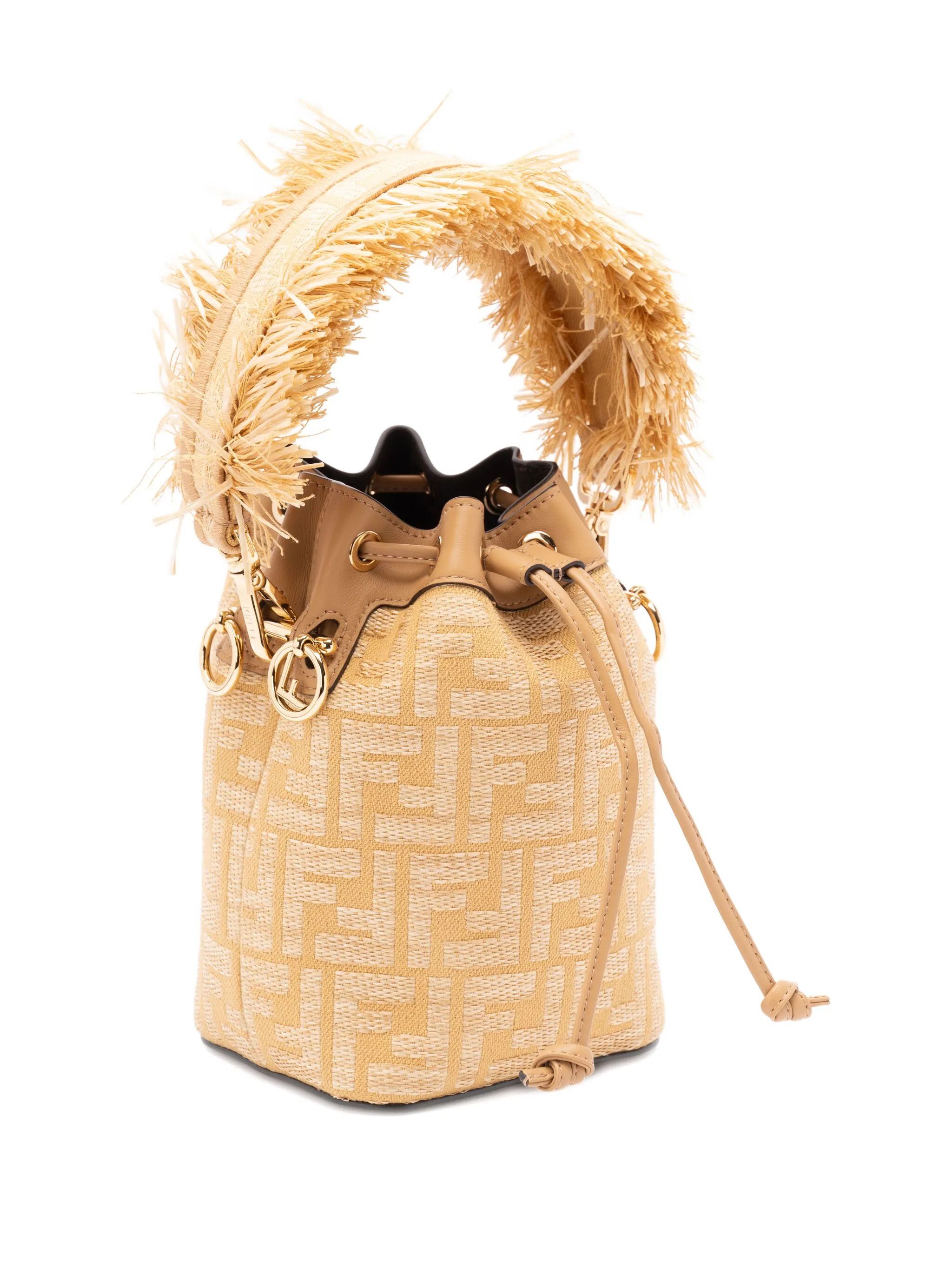Fendi o1s1wg110526 Size: OS / 'Mon Trésor' Bucket Bag in Beige Size ONE SIZE - 3 Thumbnail
