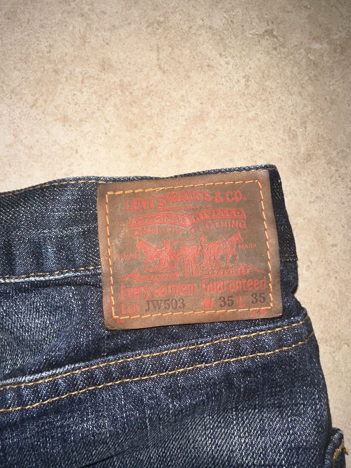 Junya Watanabe × Levi's Junya Watanabe MAN x Levi's Reconstructed Plaid Jeans Size US 35 - 5 Thumbnail