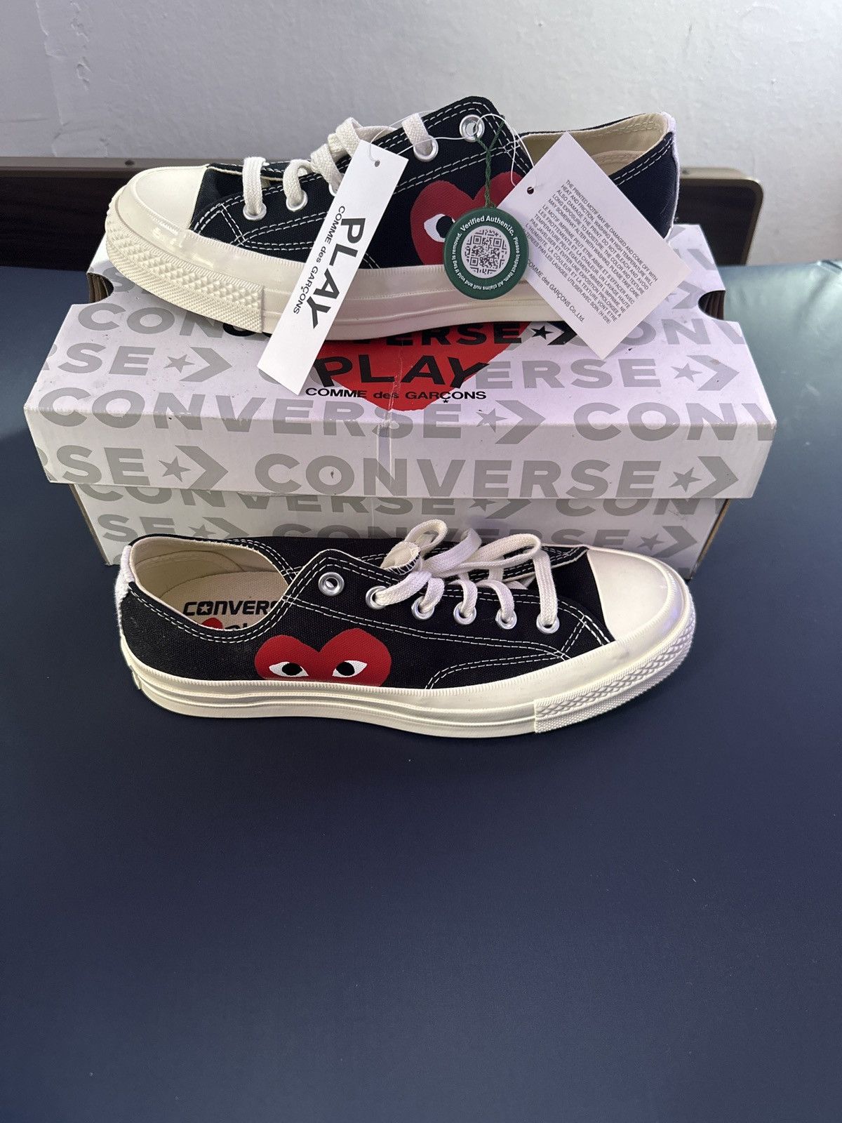 Comme des Garcons PLAY × Converse Converse x PLAY Comme des Garçons Chuck 70 Size US 7 / EU 40 - 2 Thumbnail