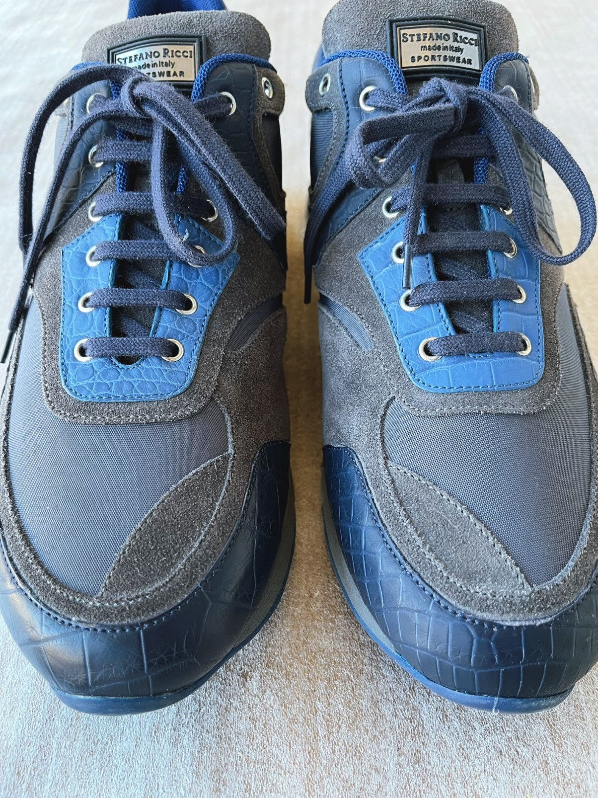 Stefano Ricci Made from limited edition crocodile skin Size US 10.5 / EU 43-44 - 8 Thumbnail