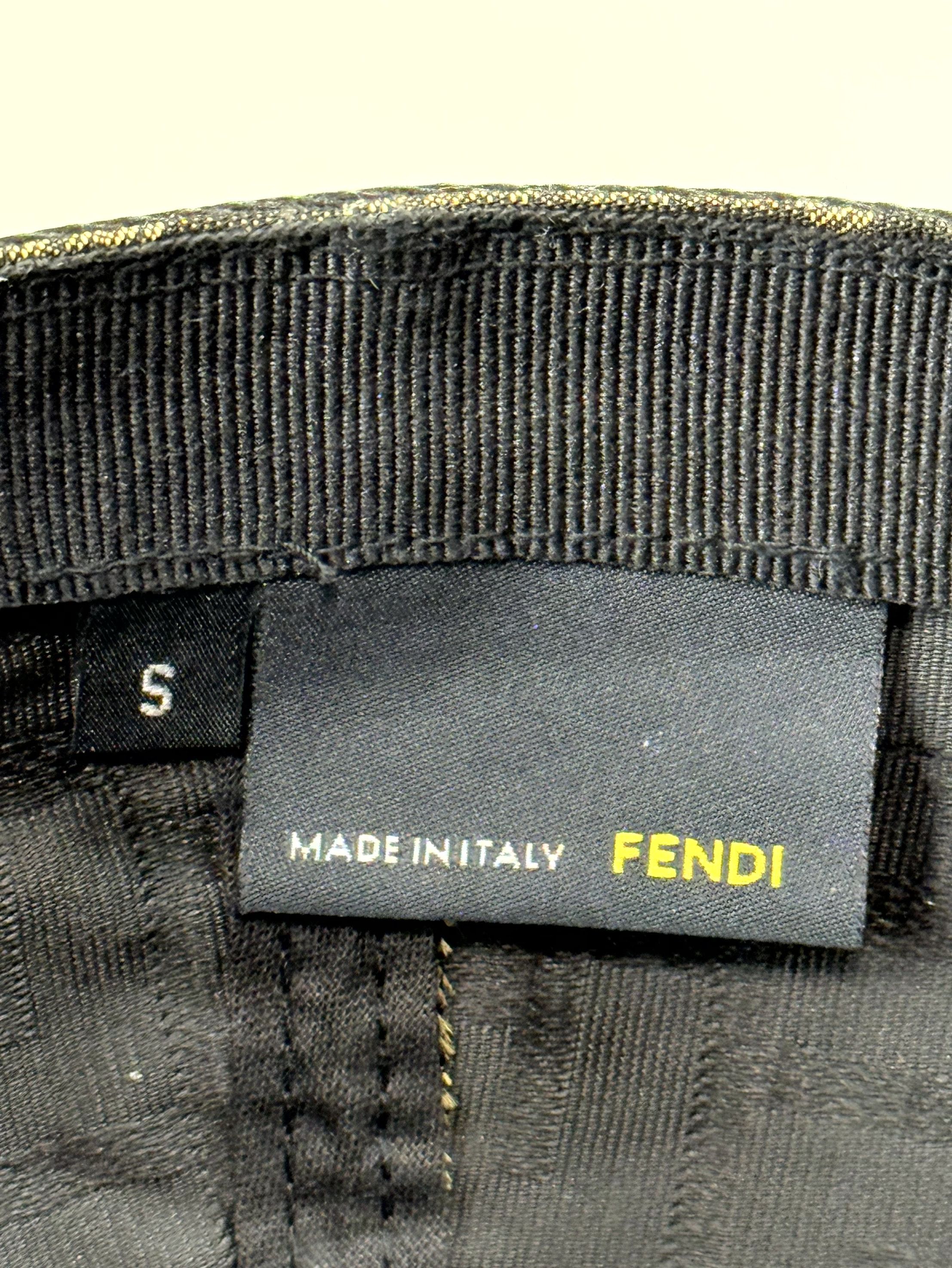 Fendi Fendi Zucca FF Monogram Brown Canvas Baseball Cap Size ONE SIZE - 5 Thumbnail