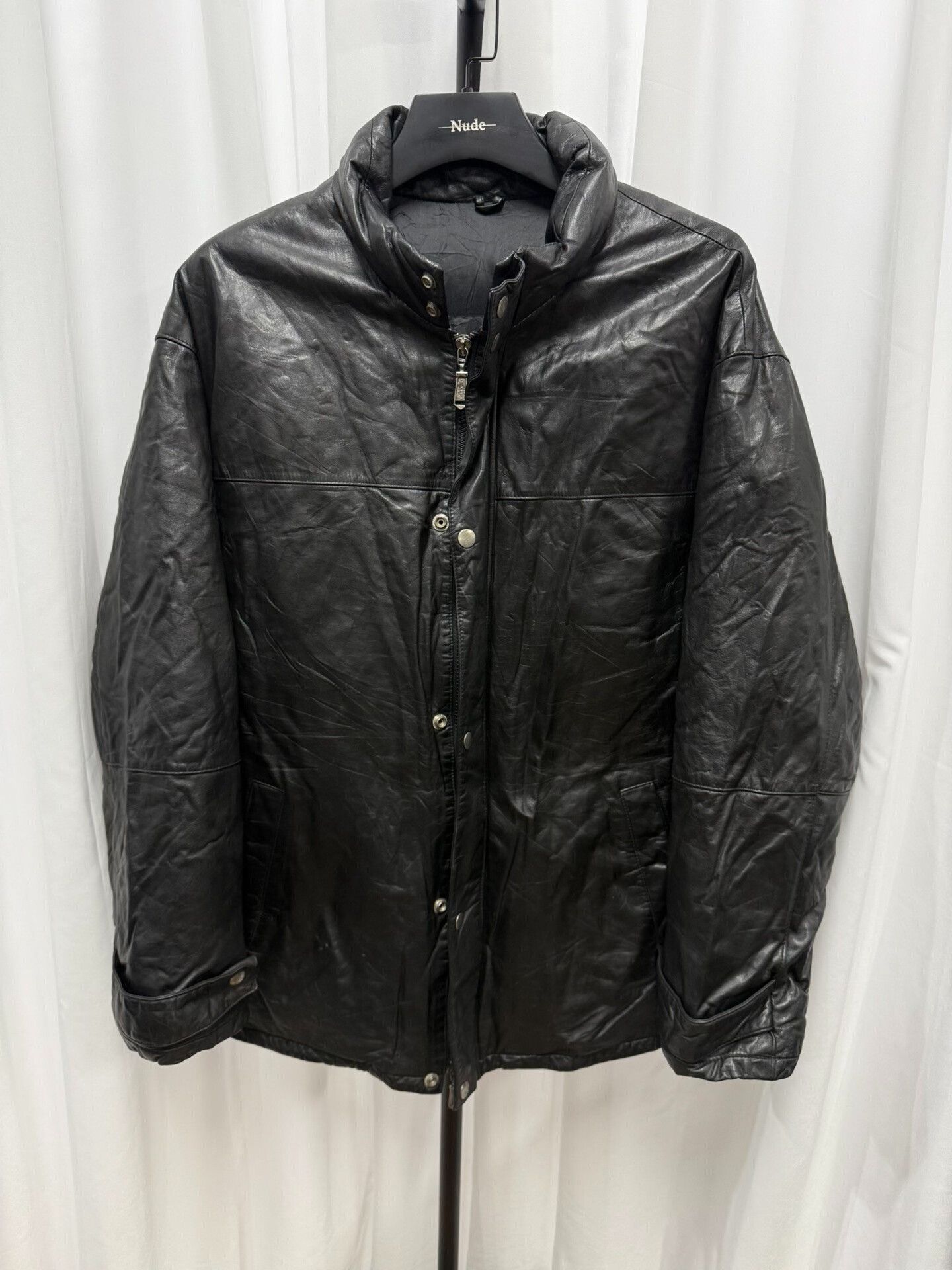 Yohji Yamamoto yohji yamamoto leather down jacket M size Size US M / EU 48-50 / 2 - 1 Thumbnail