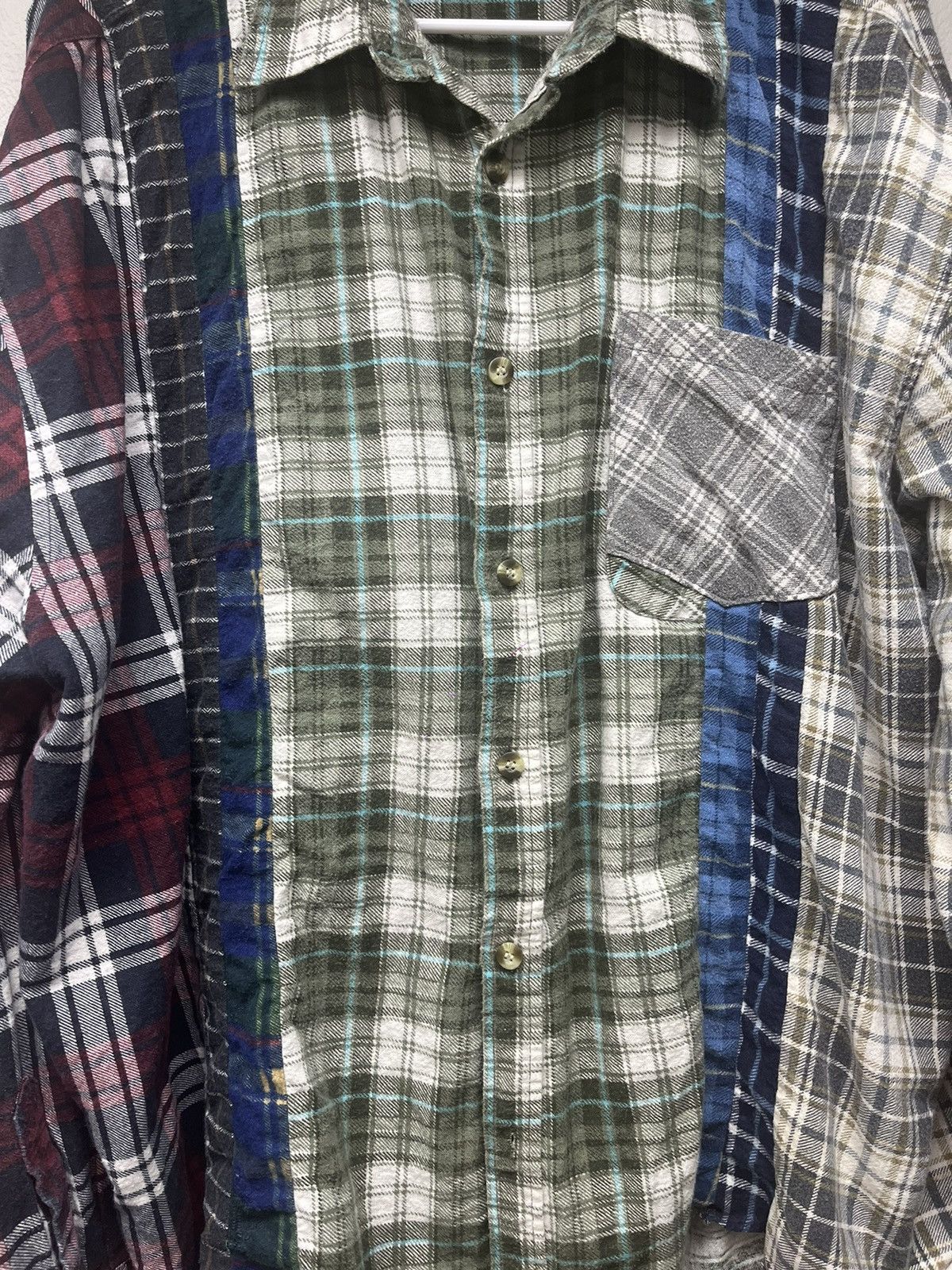 Needles Needles Rebuild 7 Cut Flannel Shirt Size US L / EU 52-54 / 3 - 6 Thumbnail