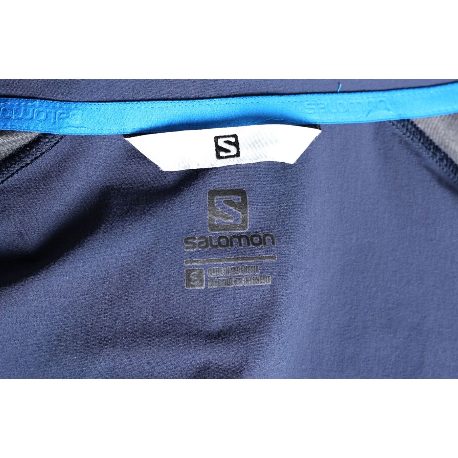 Salomon Salomon Windstopper Hooded Soft Shell Jacket Men S Windbreaker, Full Zip, Blue, Regular Fit Size US S / EU 44-46 / 1 - 7 Thumbnail