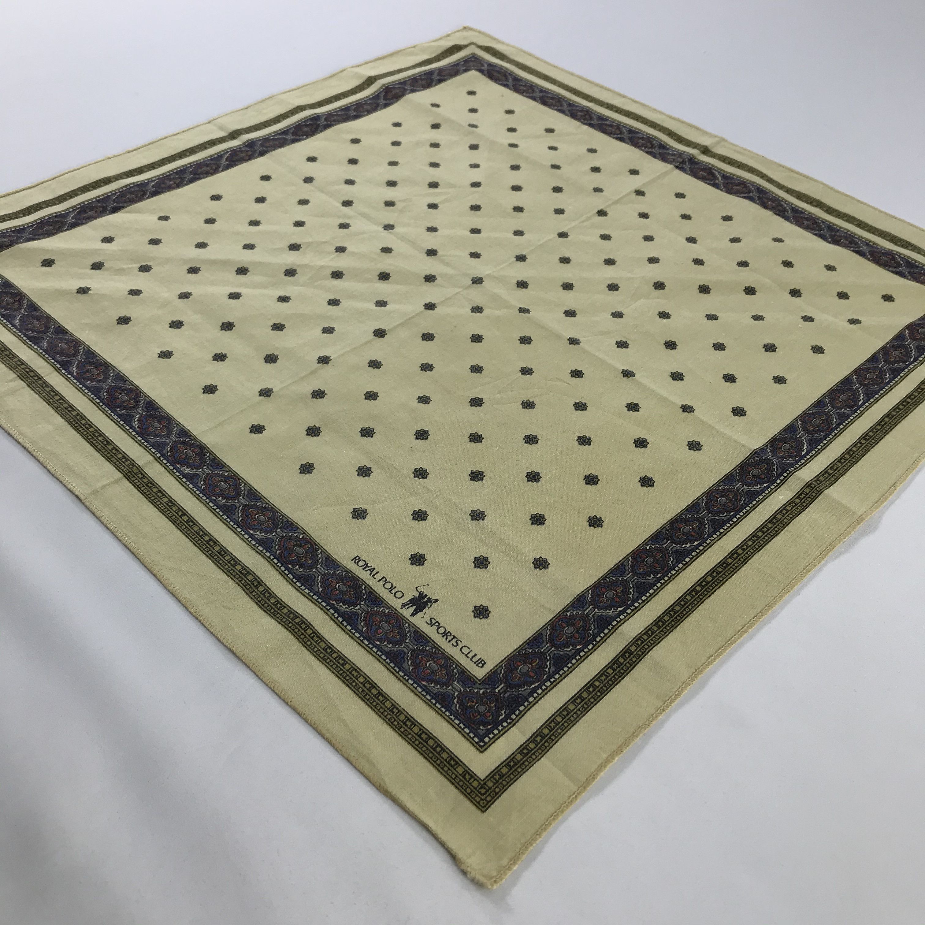 Polo Ralph Lauren Royal Polo Sports Club Handkerchief / Neckerchief / Bandana Size ONE SIZE - 4 Thumbnail