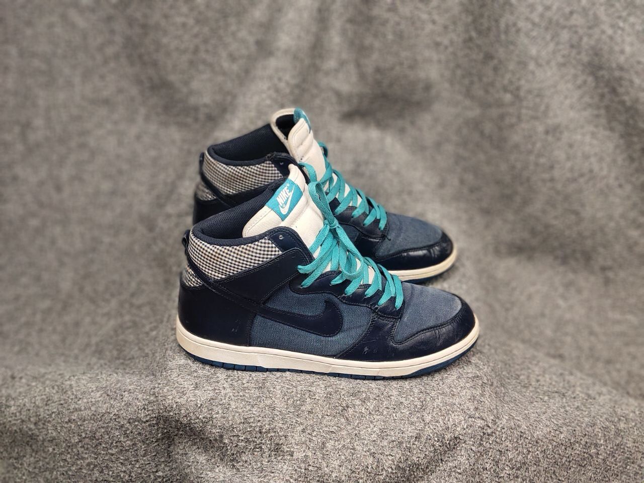 Nike Nike Dunk High Jd Sports combined fabric Vintage Sneakers Size US 11 / EU 44 - 1 Thumbnail