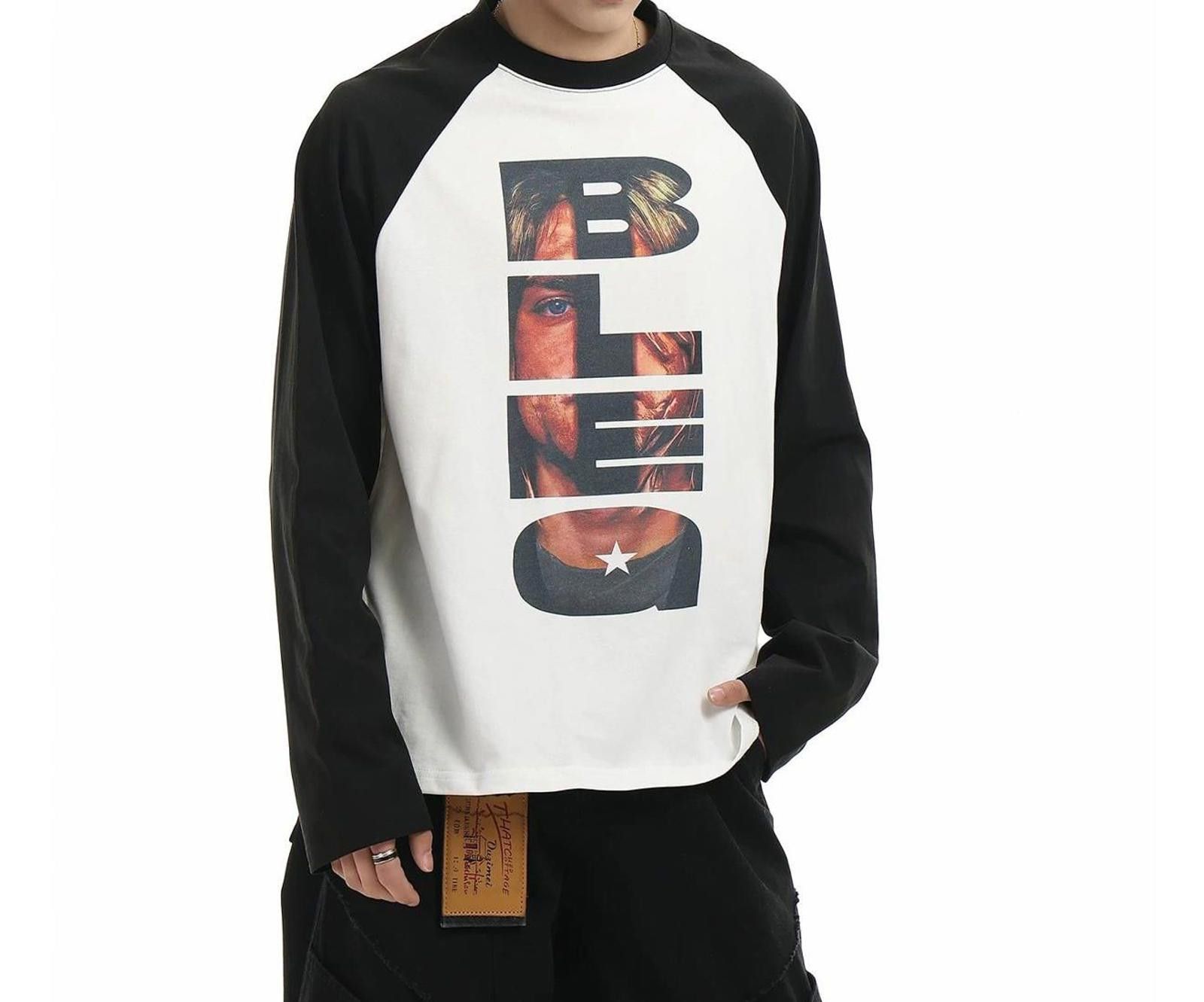Vintage Colour-Block Print Long-Sleeve Tee Size US M / EU 48-50 / 2 - 5 Thumbnail