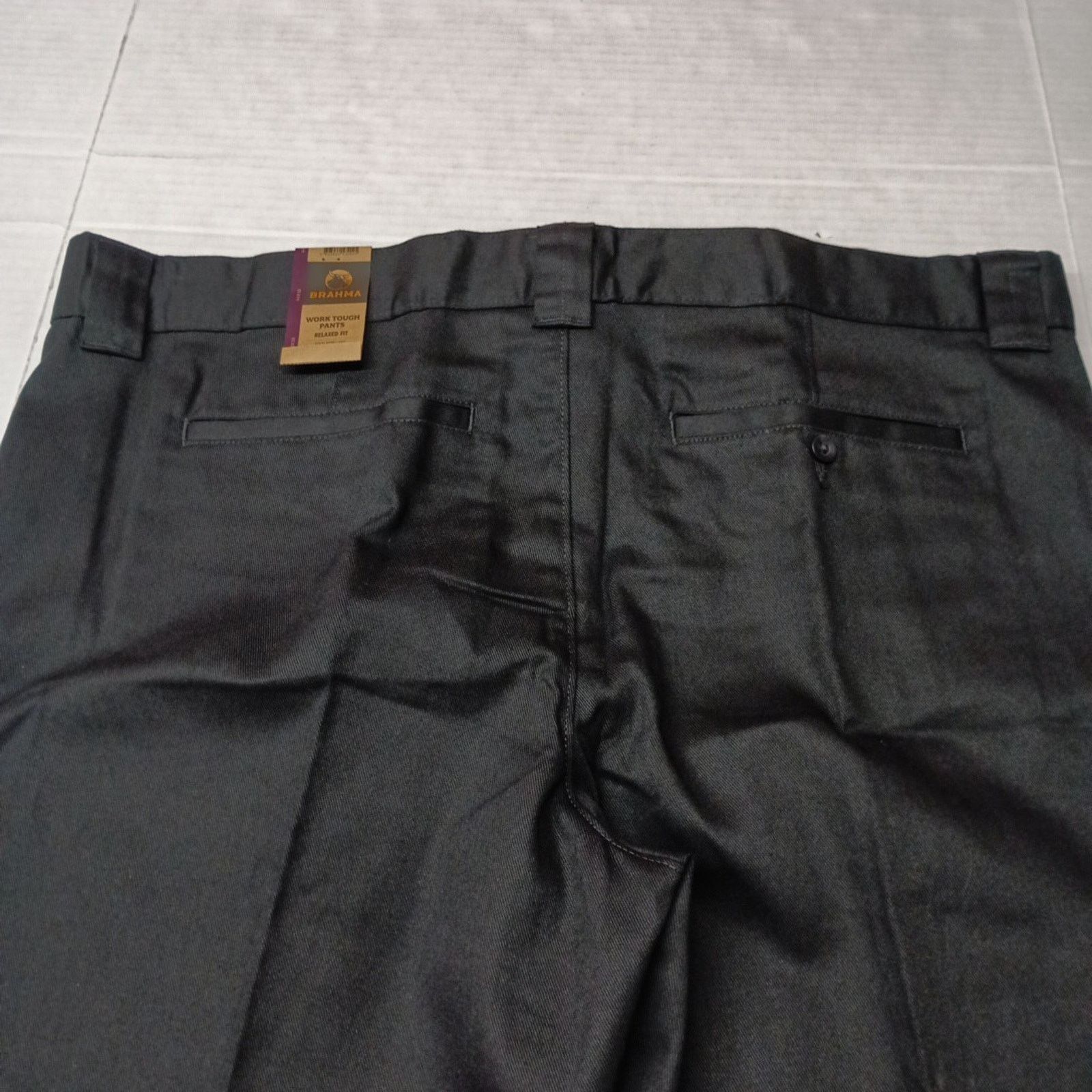 Other Brahma Men's Work Tough Pants Size 44x30 Black Relaxed Fit Size US 44 / EU 60 - 8 Thumbnail
