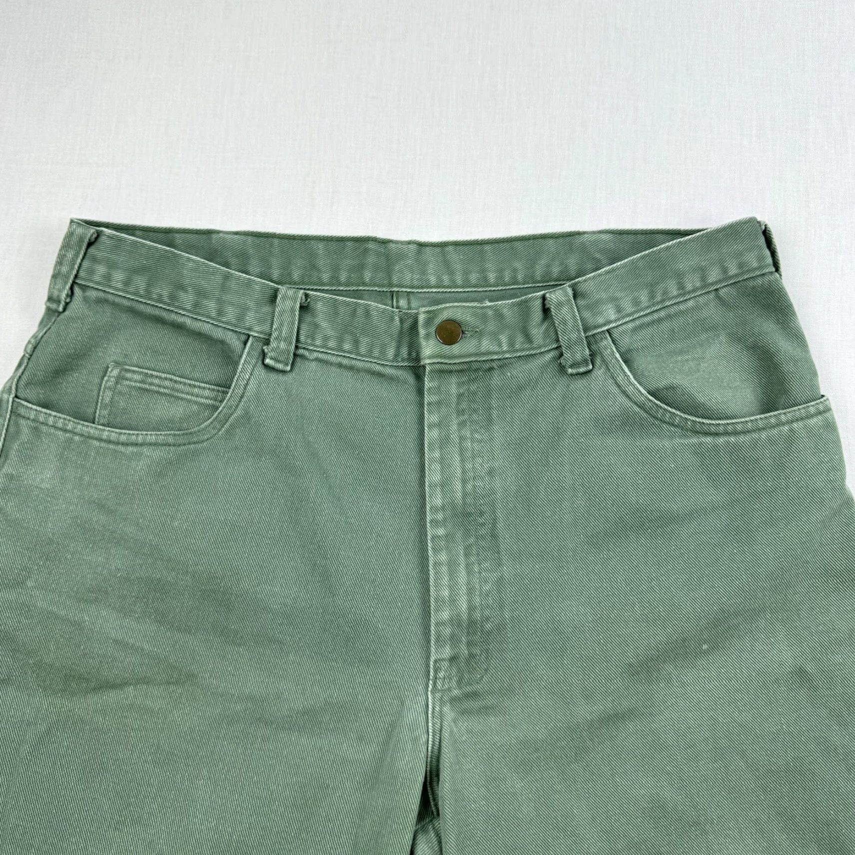 Vintage VINTAGE Lion Apparel Jeans Men 38x30 Green 90s Straight Leg Pants Size US 38 / EU 54 - 5 Thumbnail