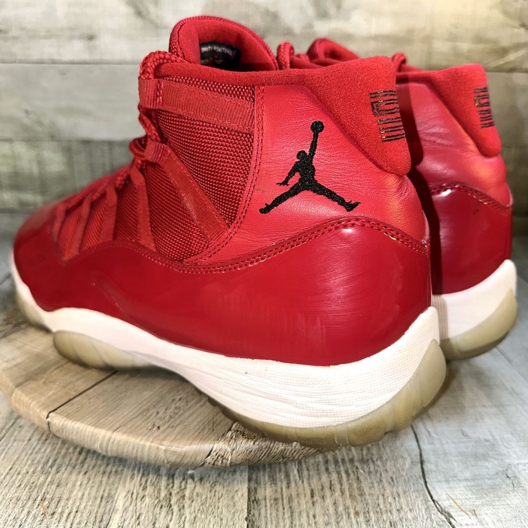Jordan Brand Size 12 Jordan 11 Retro High Win Like '96 Men's Sneakers Red Size US 11 / EU 44 - 5 Thumbnail