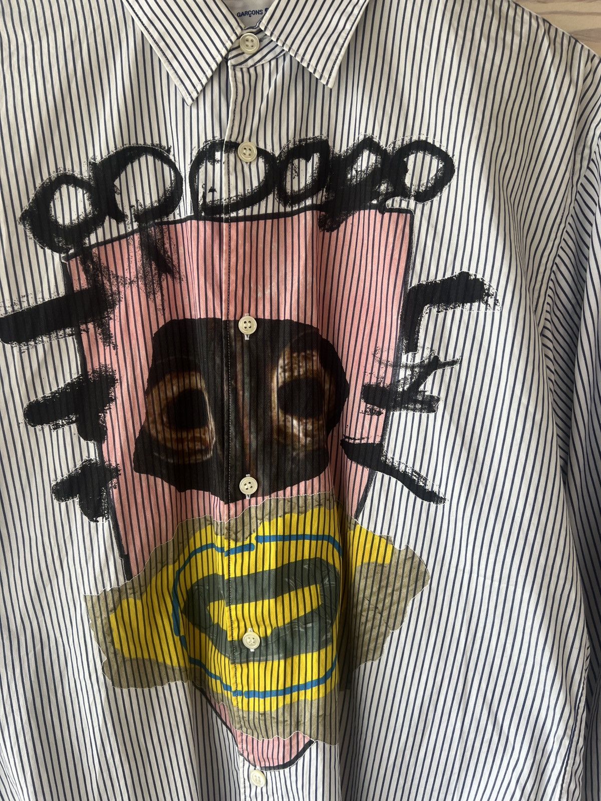 Comme des Garcons SHIRT Comme des Garçons Mask sample shirt Size US M / EU 48-50 / 2 - 2 Thumbnail