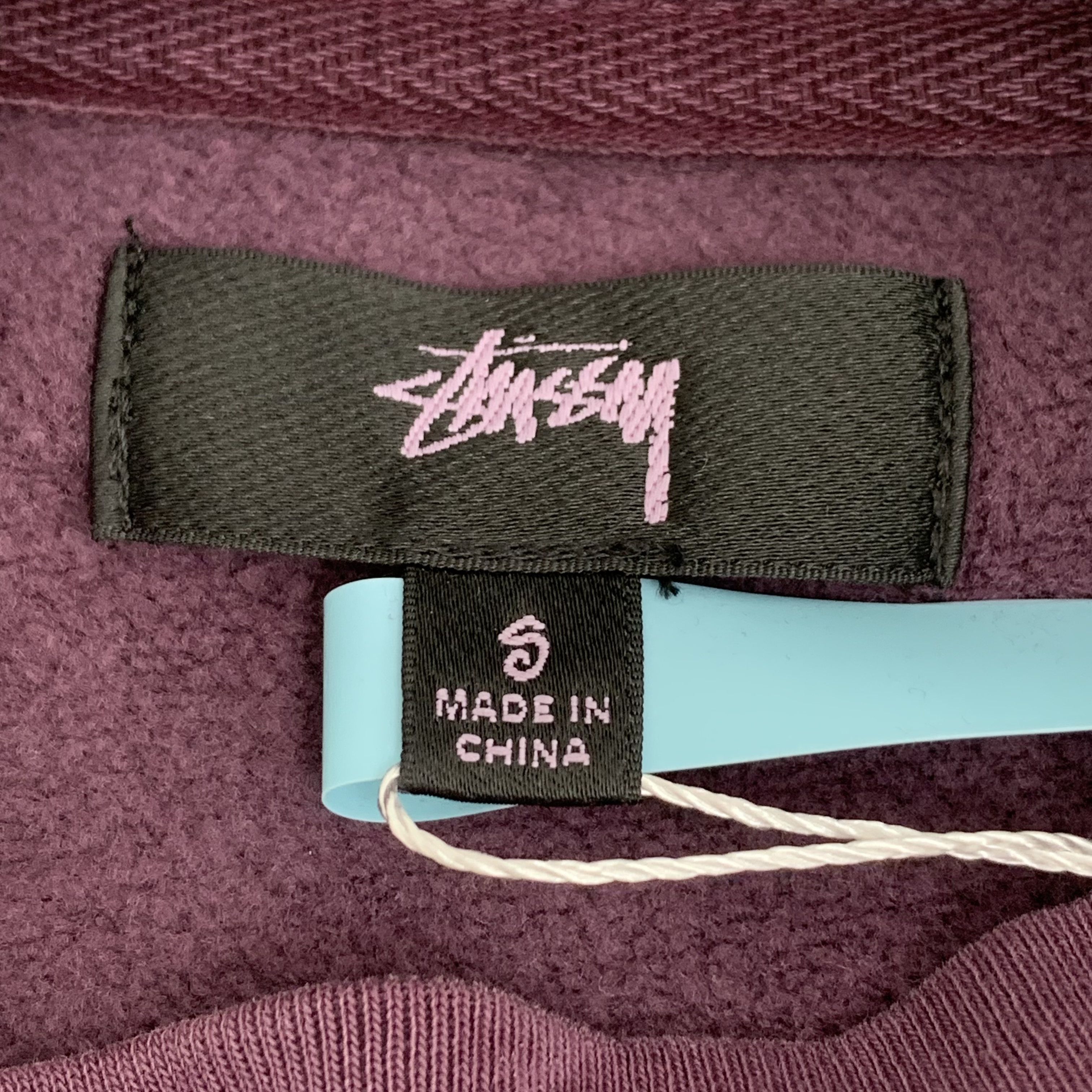 Stussy Stussy Logo Embroidered Mock Neck Knit Purple (S) Size S / US 4 / IT 40 - 5 Thumbnail