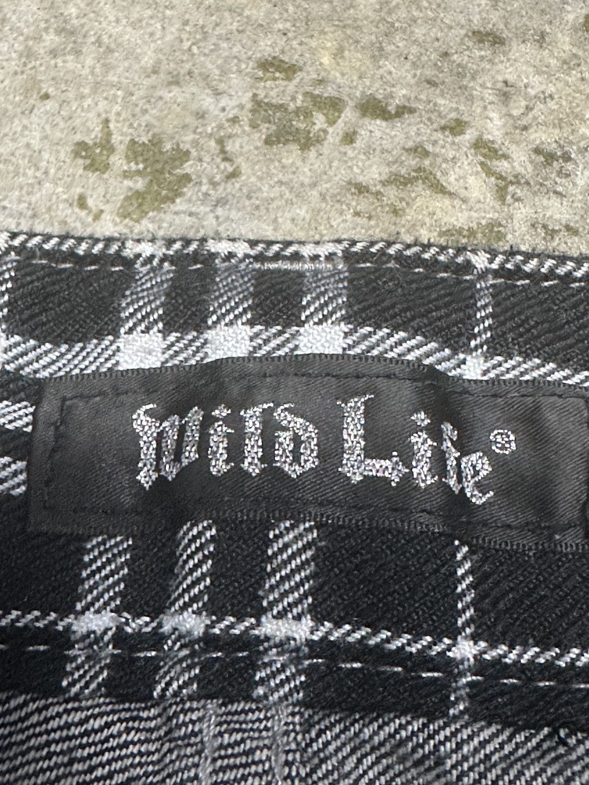 If Six Was Nine × Japanese Brand Vintage Wild Life Denim Clawmark Distressed Washed Jean Size US 33 - 10 Thumbnail